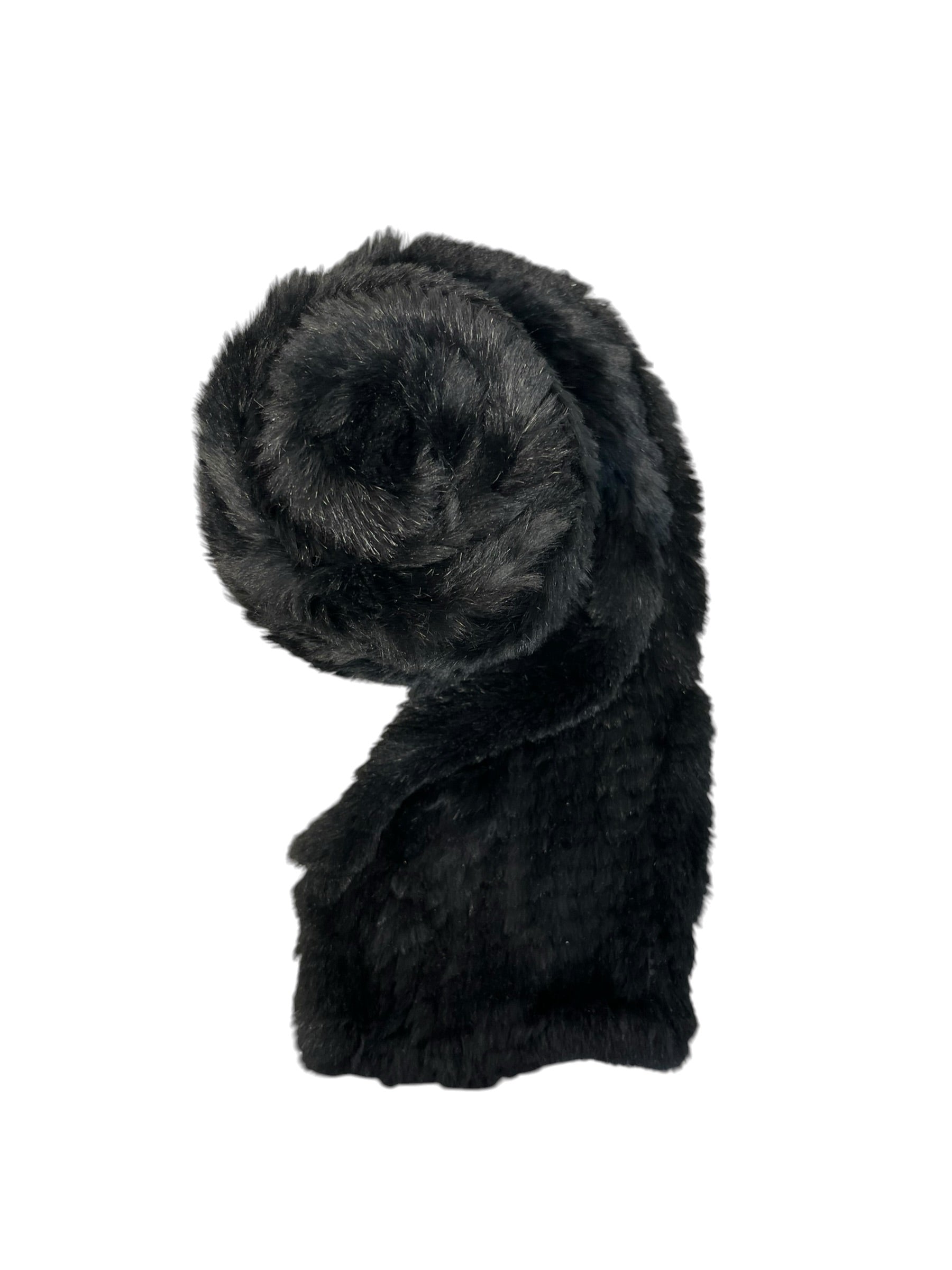 SAKS FIFTH AVENUE/Scarf/Fur/BLK/RABBIT FUR view 1