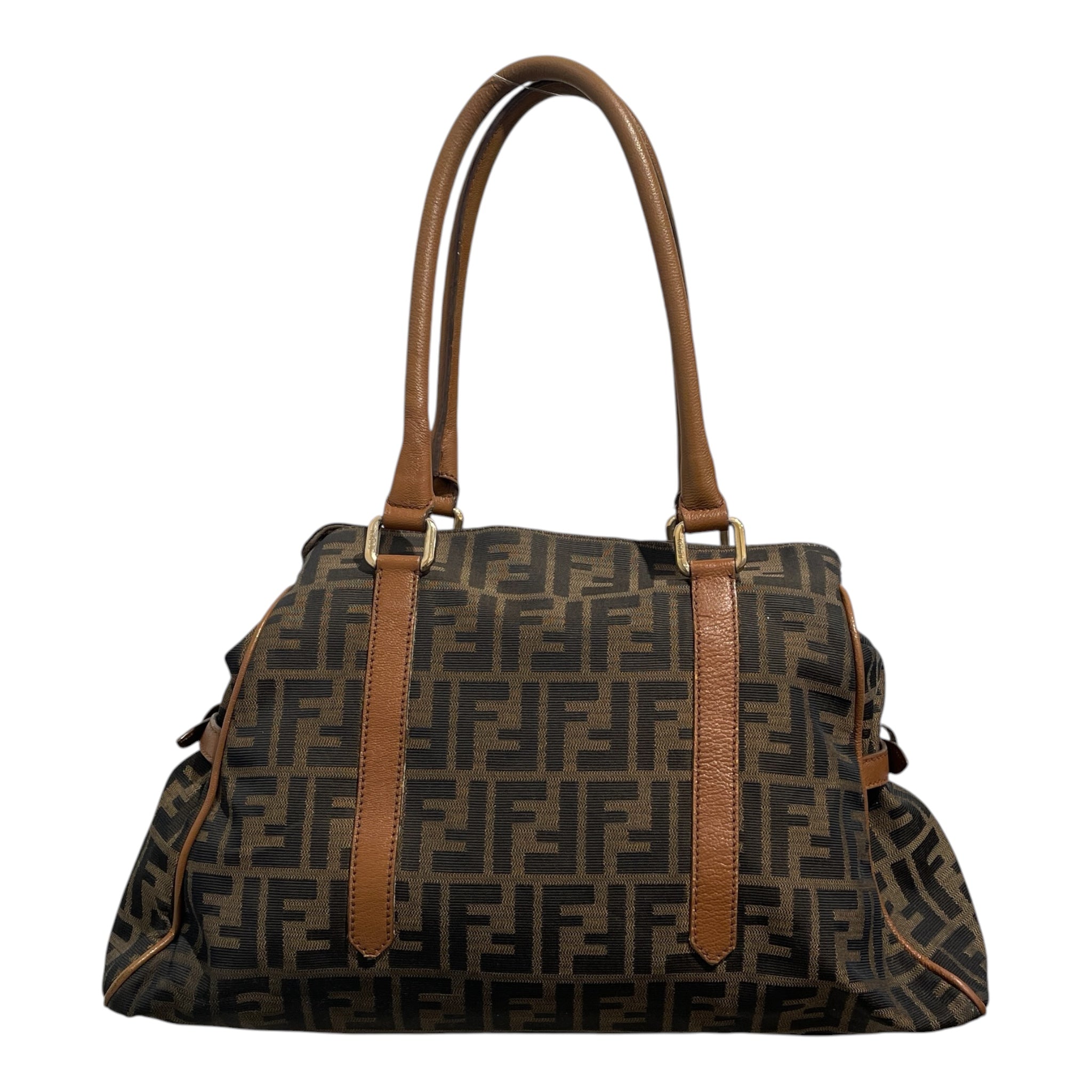 FENDI/Hand Bag/Monogram/Cotton/CML/ZUCCA CANVAS TOTE view 2
