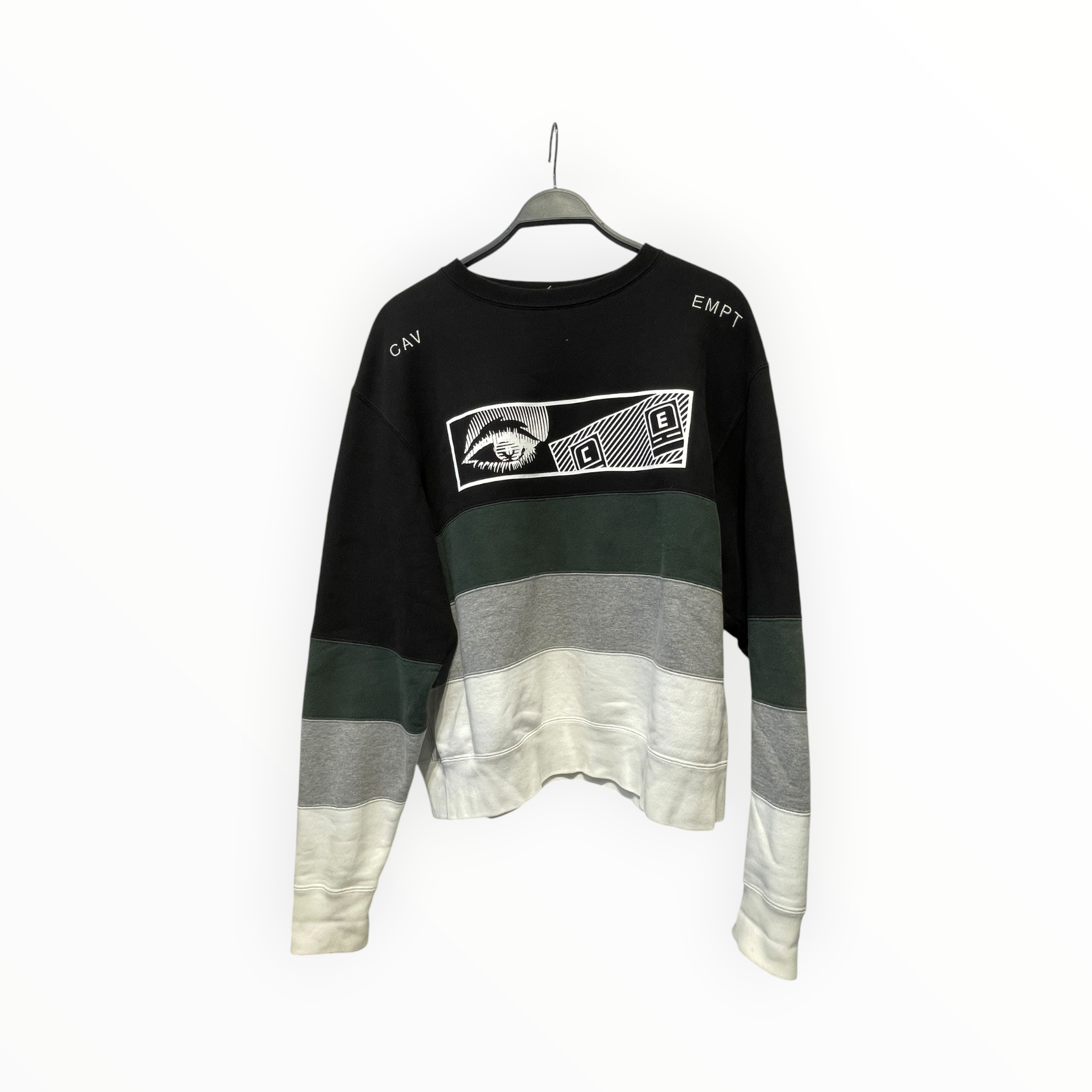 C.E(CAV EMPT)/Sweatshirt/M/Graphic/Cotton/GRN/eye graphic view 1