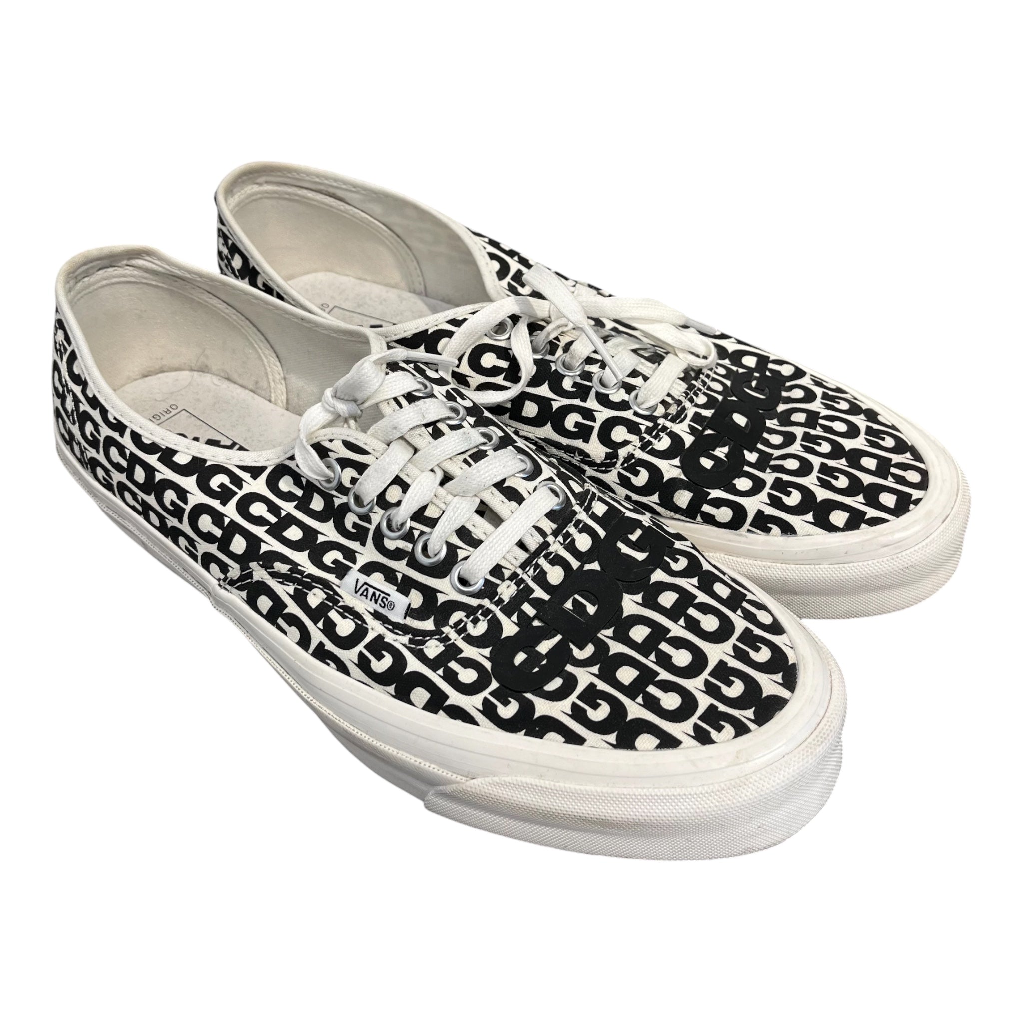 CDG/VANS/Low-Sneakers/US 11/All Over Print/Cotton/WHT/cdg AOP authentic otw vans view 1