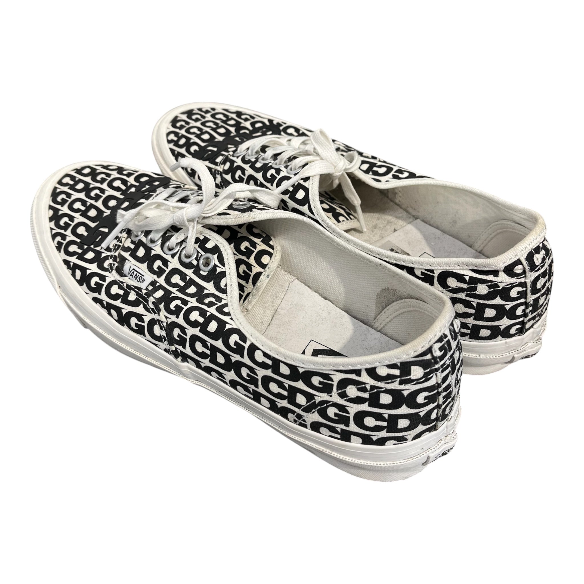 CDG/VANS/Low-Sneakers/US 11/All Over Print/Cotton/WHT/cdg AOP authentic otw vans view 2