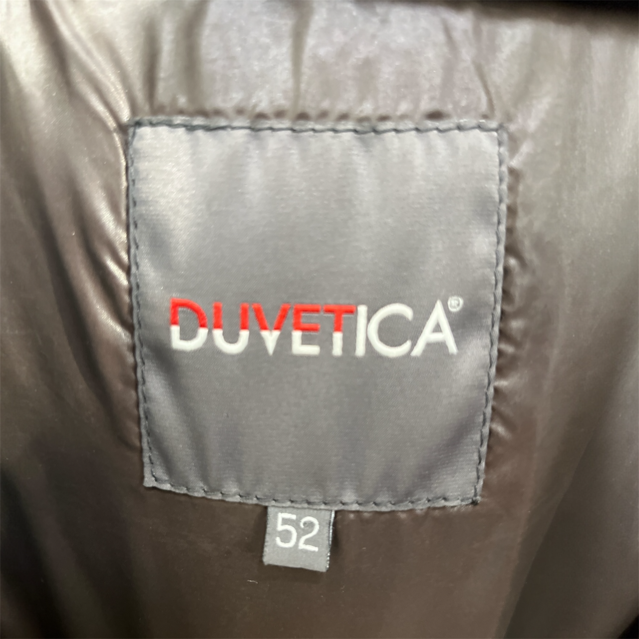 DUVETICA/Coat/52/Polyester/BRW/01788761 view 3