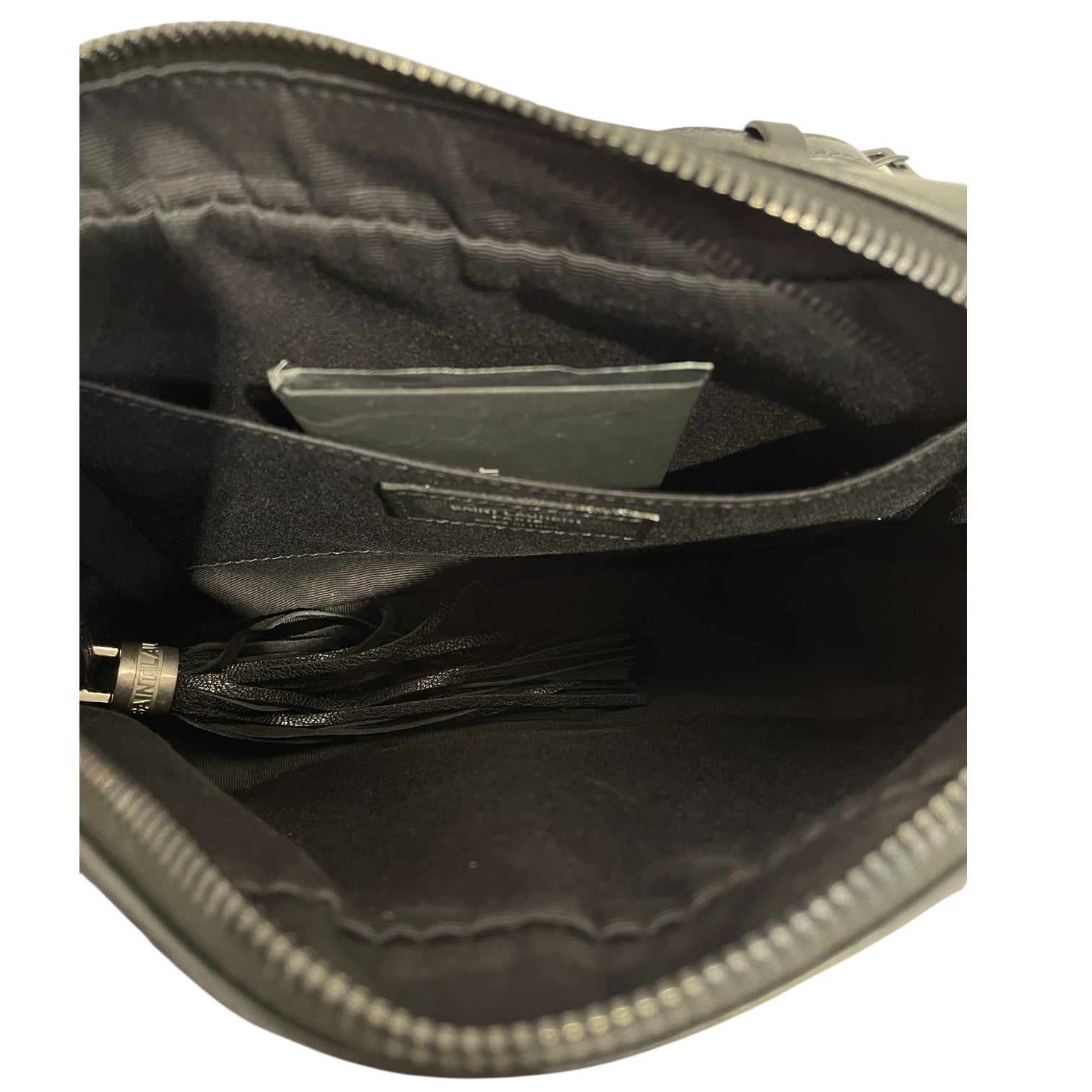 YVES SAINT LAURENT/Cross Body Bag/Leather/BLK/TGDJDJ view 3