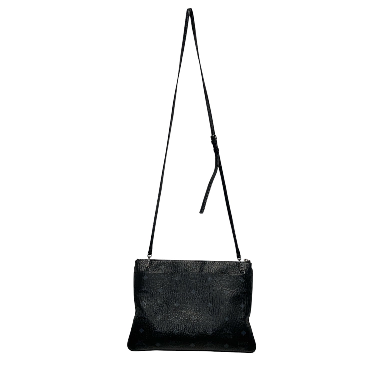 MCM/Cross Body Bag/Monogram/Leather/BLK/Pouch 10112008 view 2