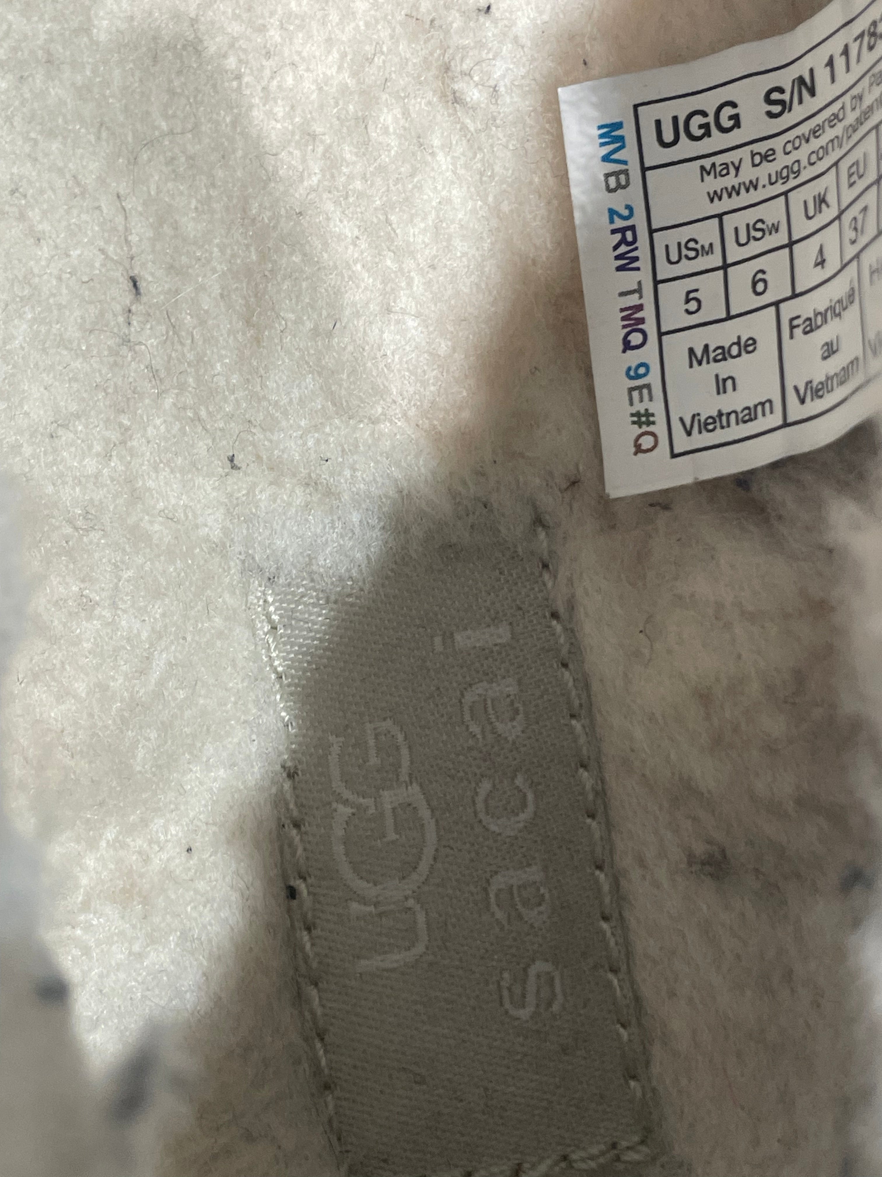 UGG australia/Sacai/Loafers/US 6/Suede/BRW/PENNY LOAFER view 3