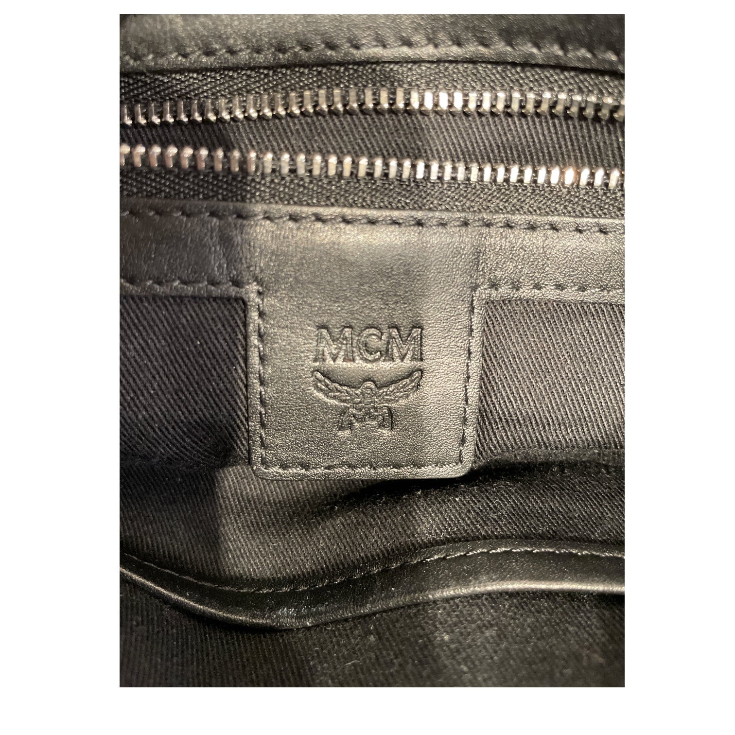 MCM/Cross Body Bag/Monogram/Leather/BLK/Pouch 10112008 view 5