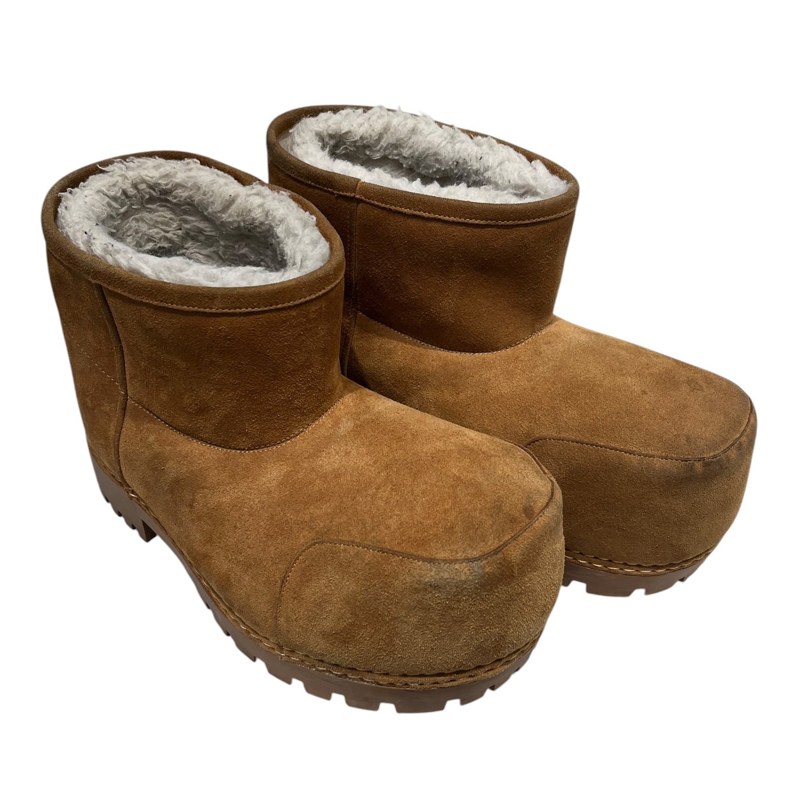 BALENCIAGA/Pull-On Boots/EU 43/Suede/CML/Side Gore/ view 1