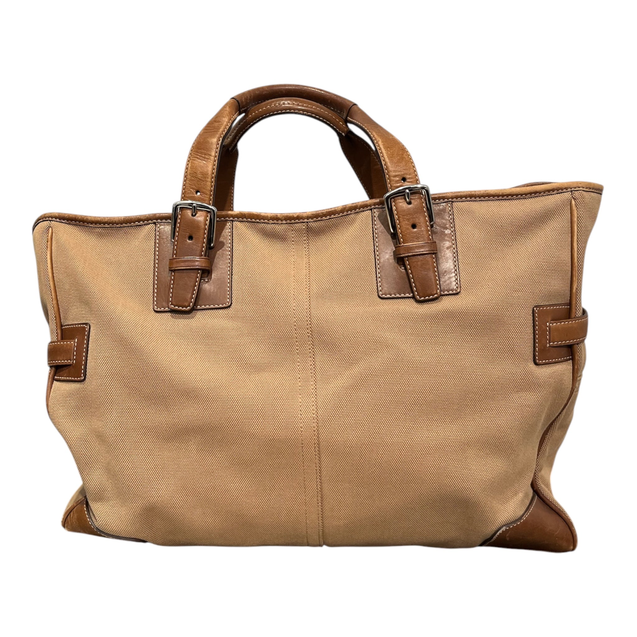 COACH/Tote Bag/Cotton/CML/E3L-5778 HERITAGE TOTE CANVAS view 2