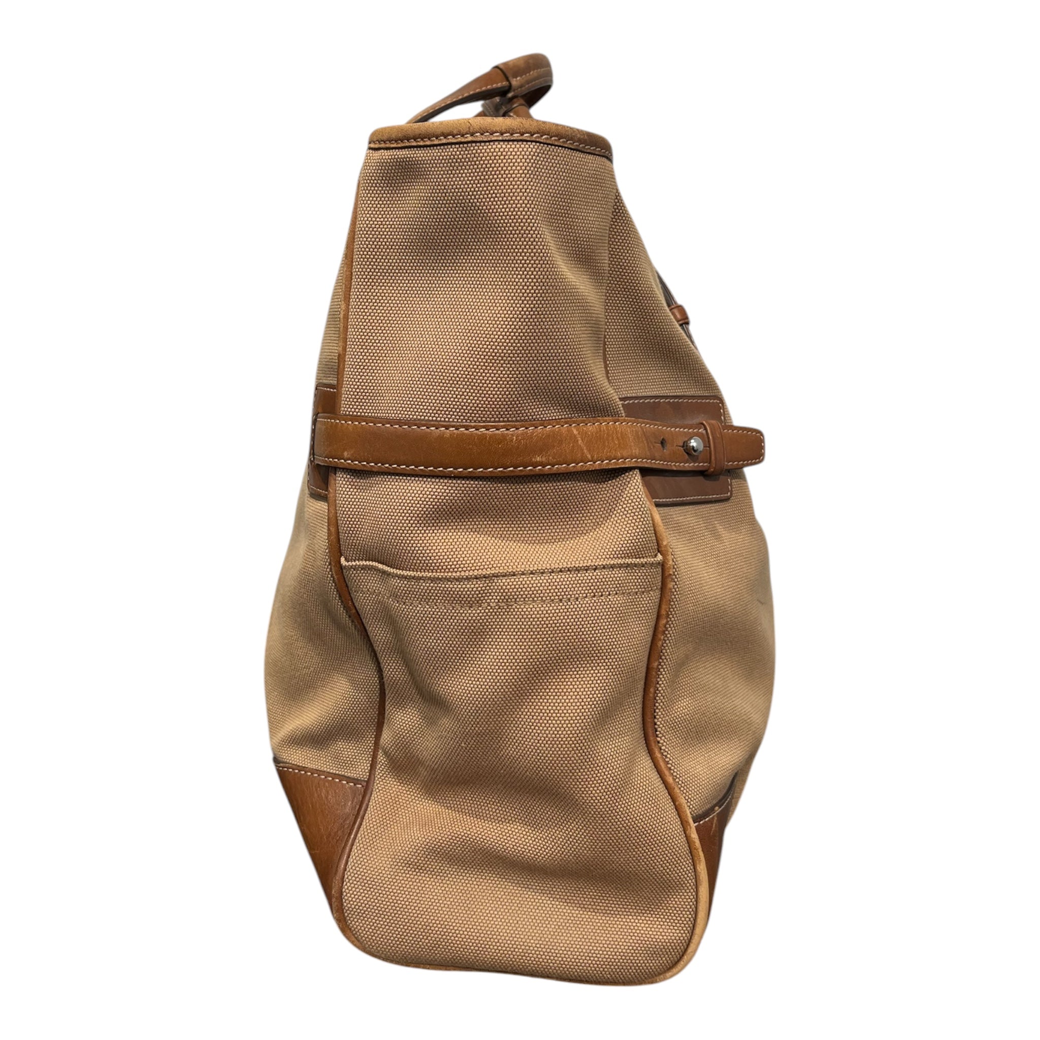 COACH/Tote Bag/Cotton/CML/E3L-5778 HERITAGE TOTE CANVAS view 3