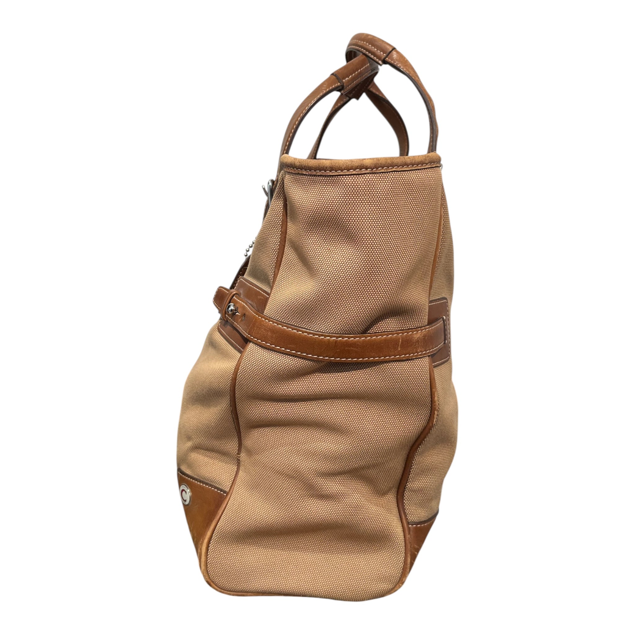 COACH/Tote Bag/Cotton/CML/E3L-5778 HERITAGE TOTE CANVAS view 4