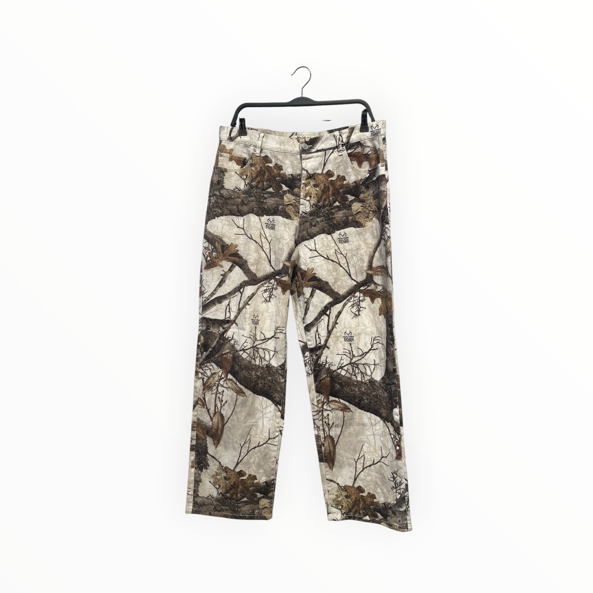 STUSSY/Pants/34/Cotton/WHT/Camouflage/Heel Bite view 1