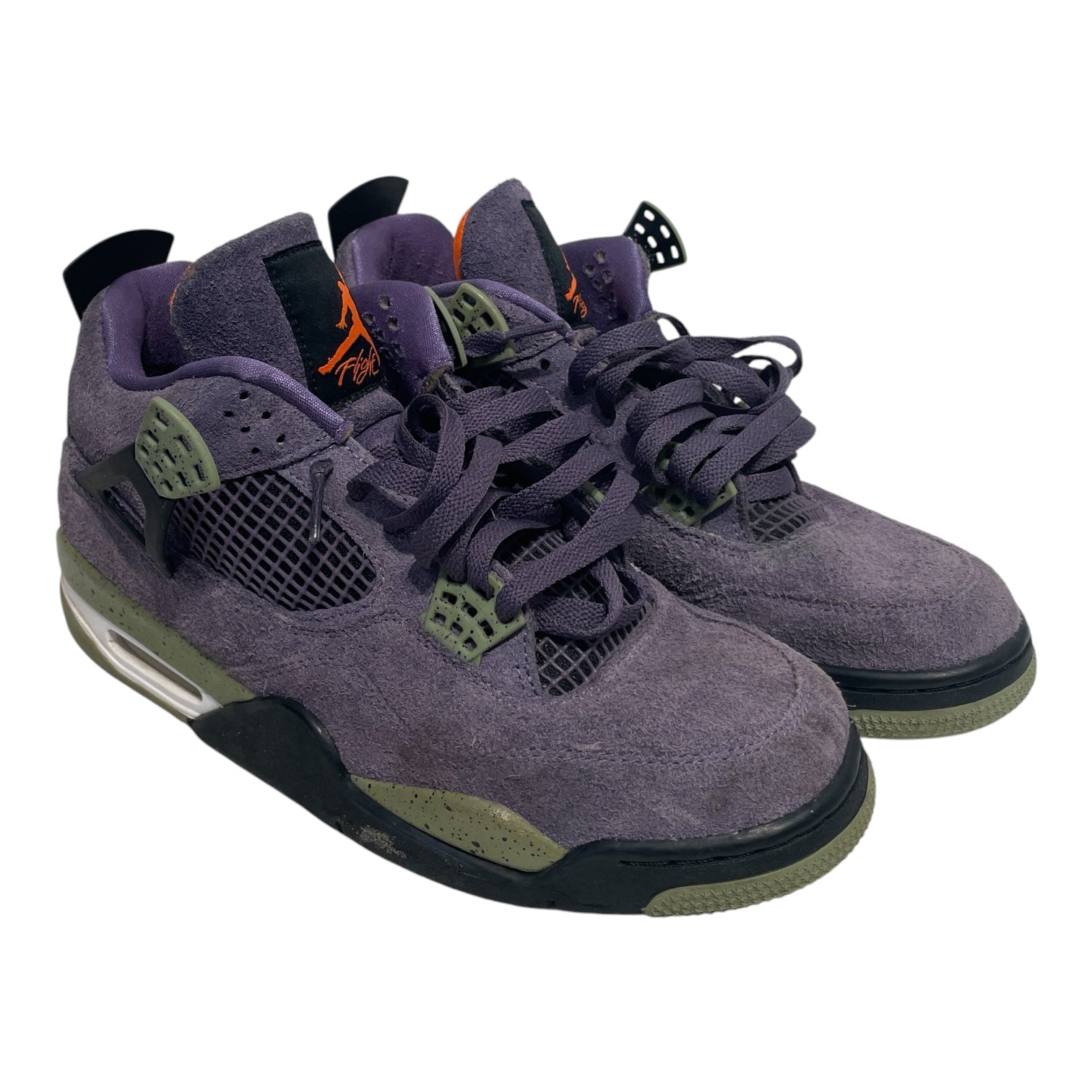 NIKE/Low-Sneakers/US 11.5/Suede/PPL/Jordan 4 canyon purple view 1