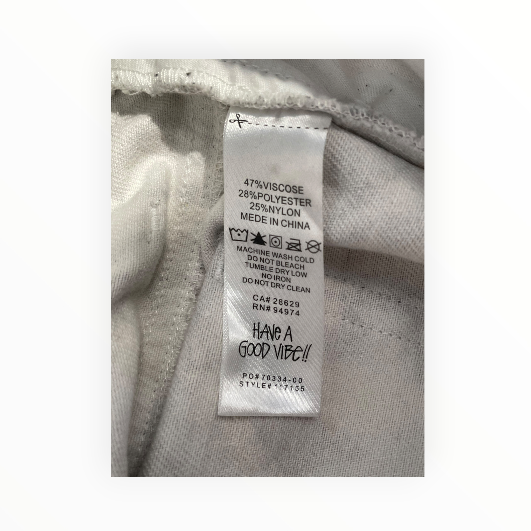 STUSSY/Pants/34/Cotton/WHT/Camouflage/Heel Bite view 4