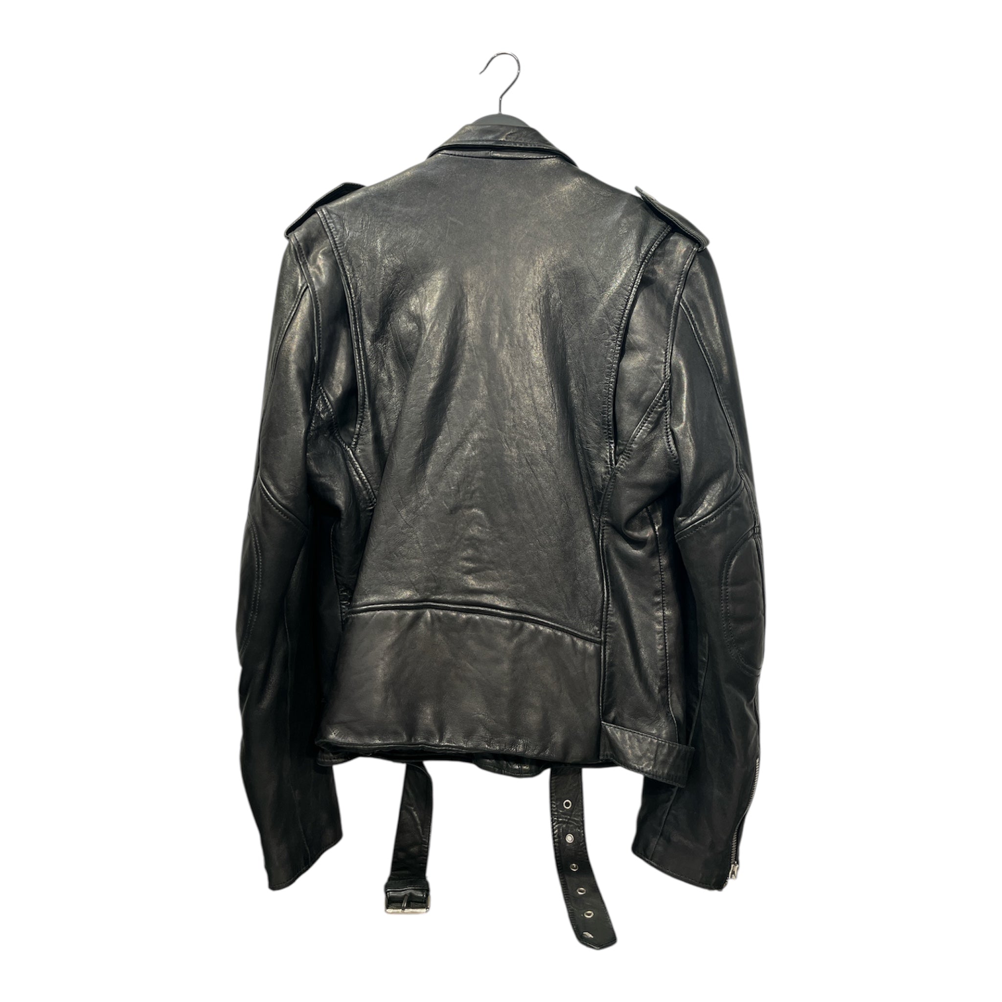 BLK DNM/Jacket/XL/Leather/BLK/SILVER DETAIL QUILTED INTERIOR view 2