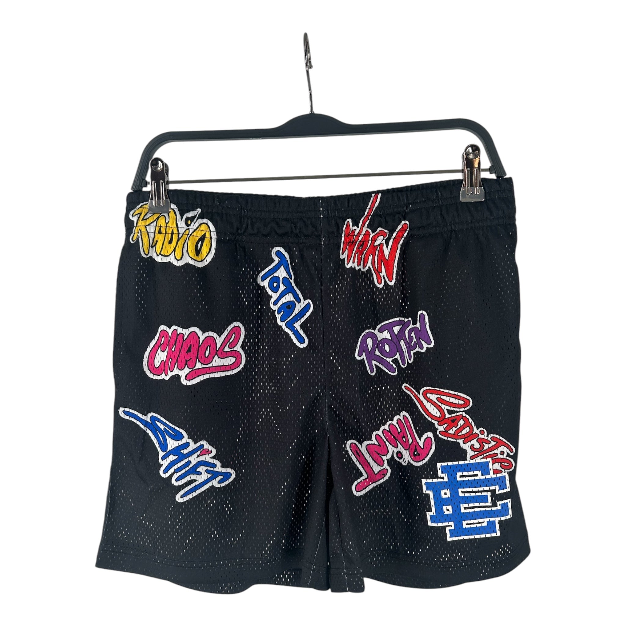 Eric Emanuel/Shorts/M/Cotton/BLK/All Over Print/MATTY BOY I HEART NY view 1