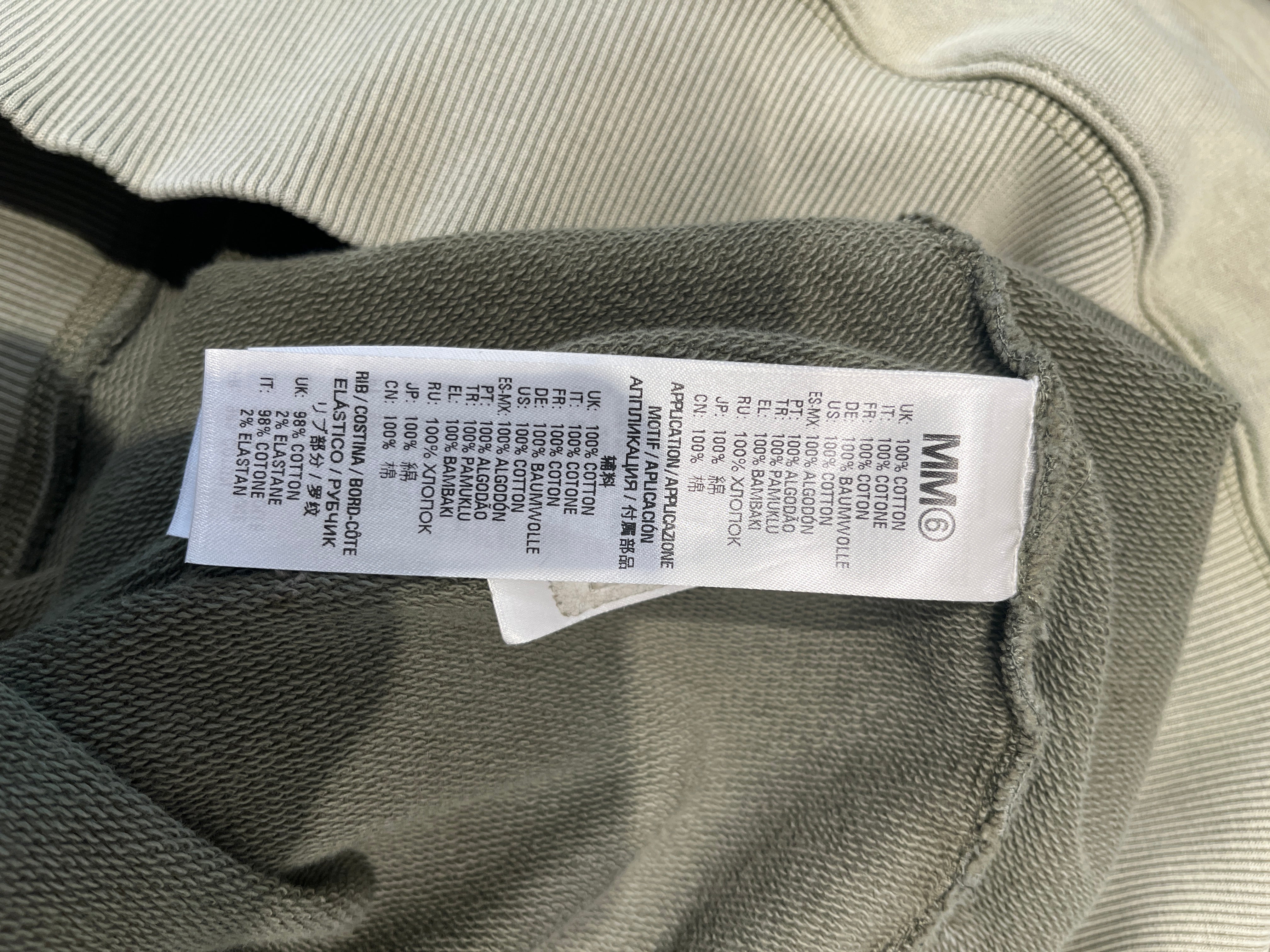 MM6/Hoodie/14/Cotton/GRN/Pullover/ view 4