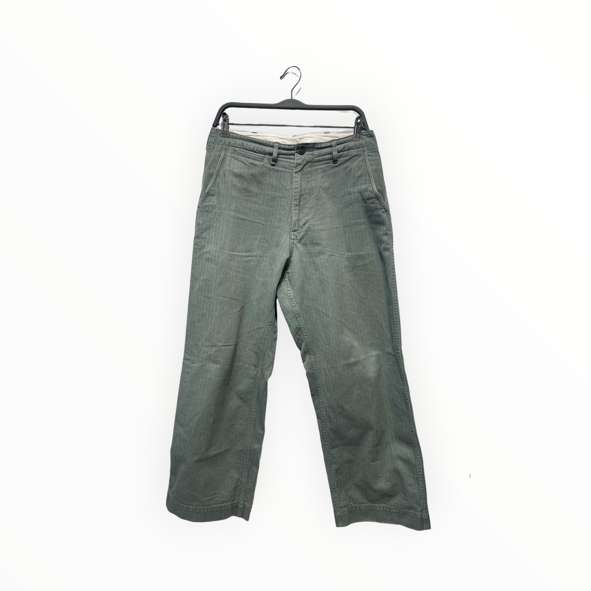 BEAMS/Pants/S/Cotton/GRN/CHINO STRAIGHT LEG view 1