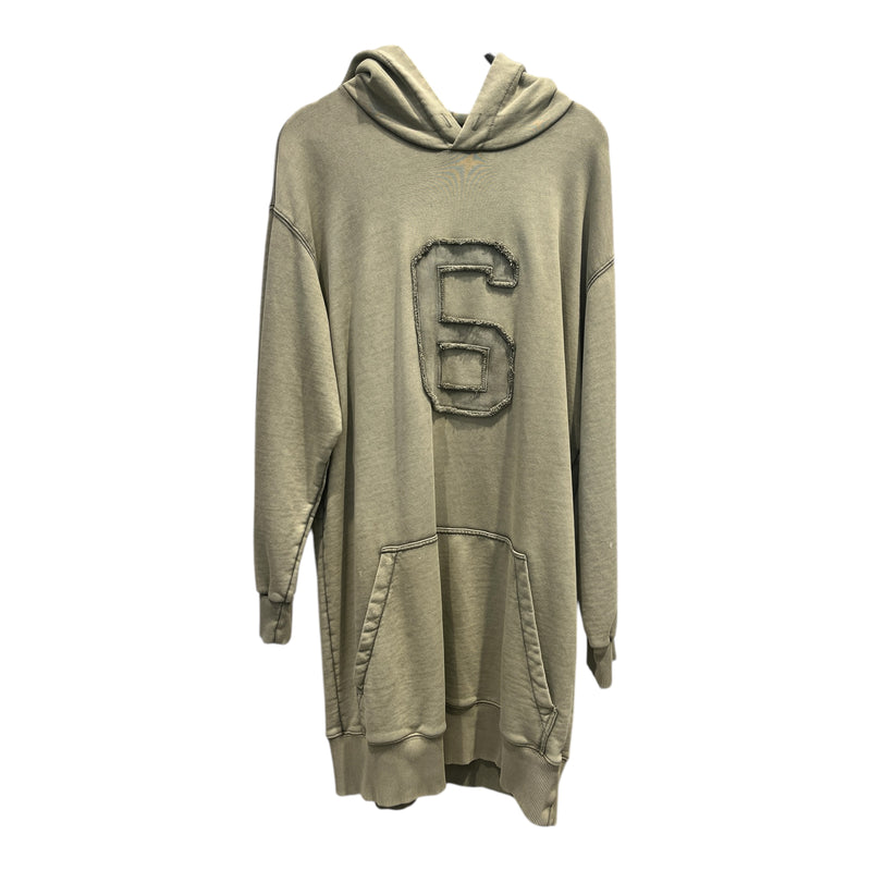 MM6/Hoodie/14/Cotton/GRN/Pullover/