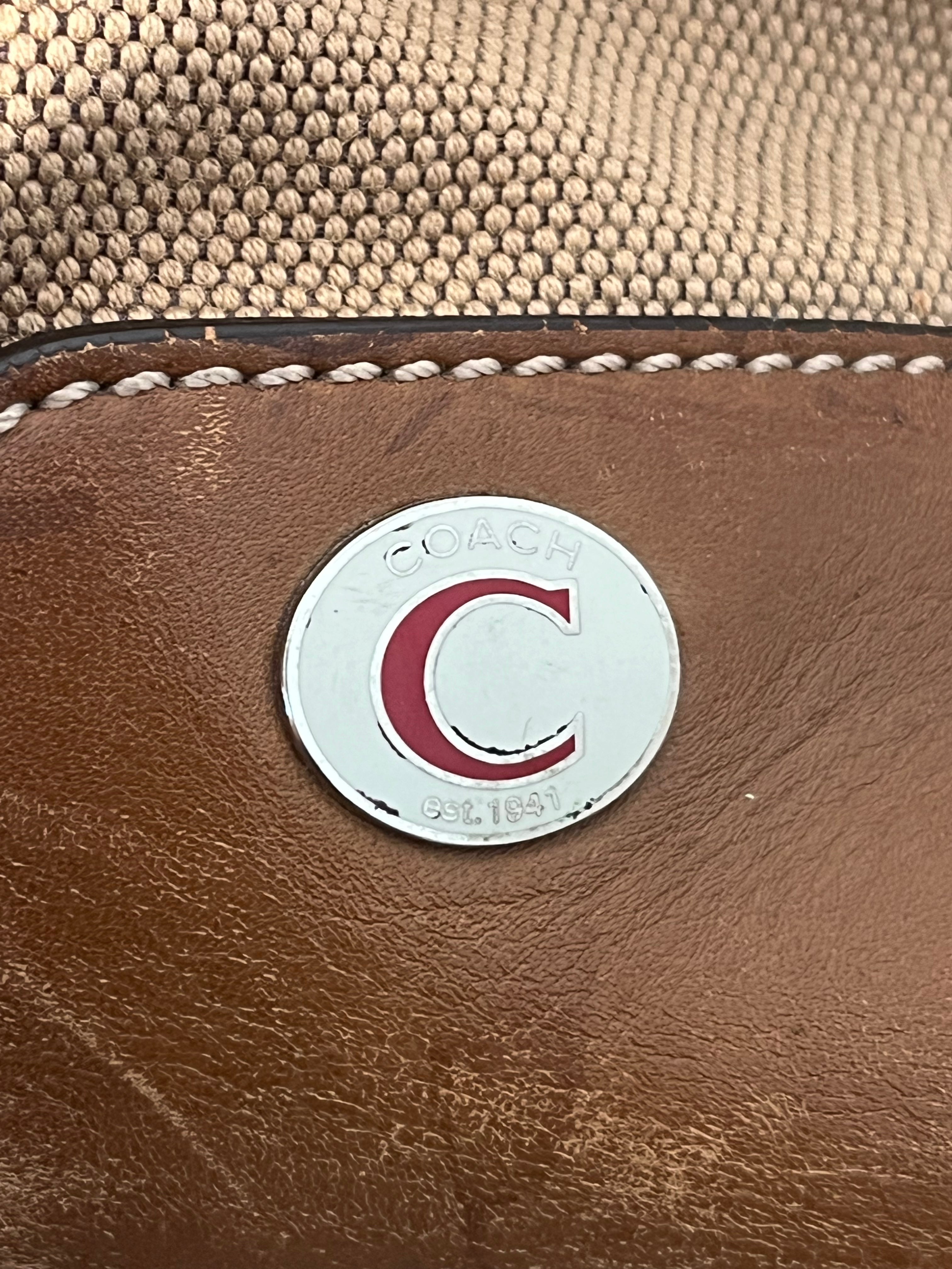 COACH/Tote Bag/Cotton/CML/E3L-5778 HERITAGE TOTE CANVAS view 7