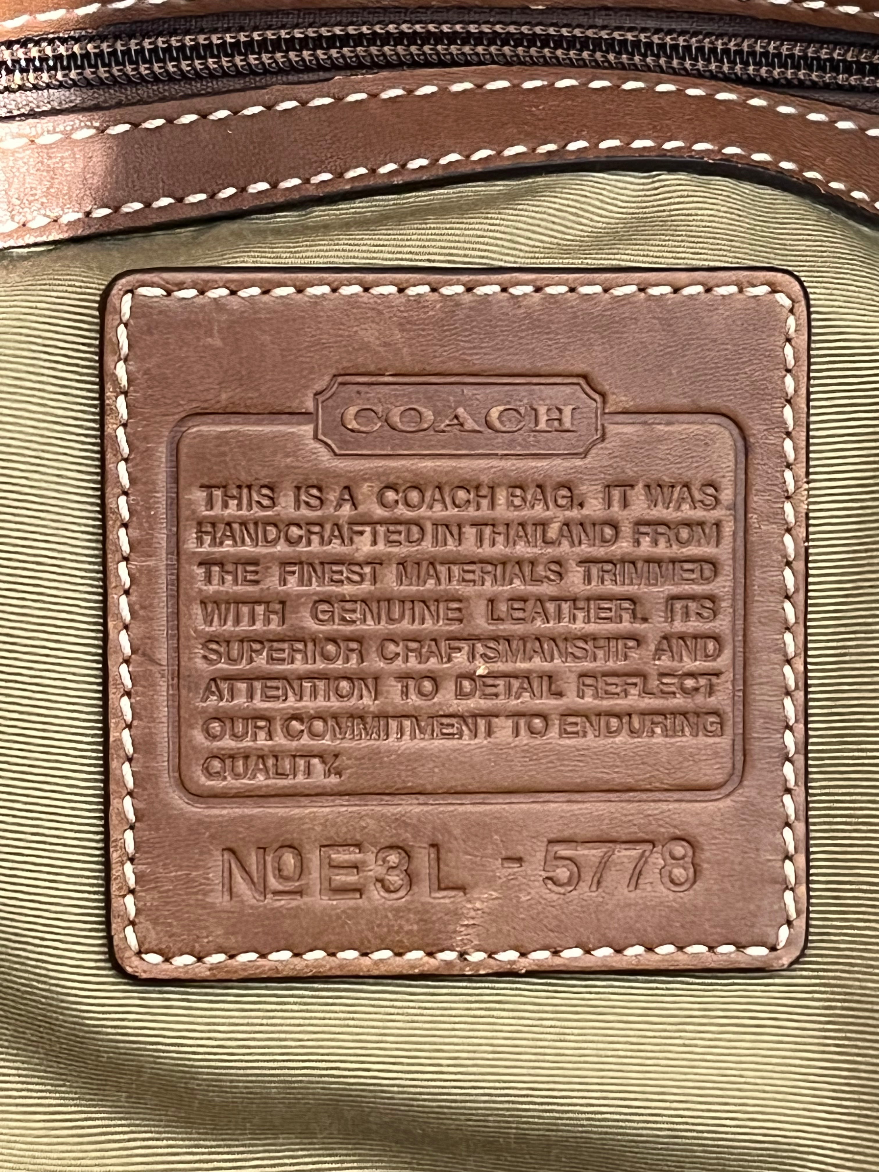 COACH/Tote Bag/Cotton/CML/E3L-5778 HERITAGE TOTE CANVAS view 8