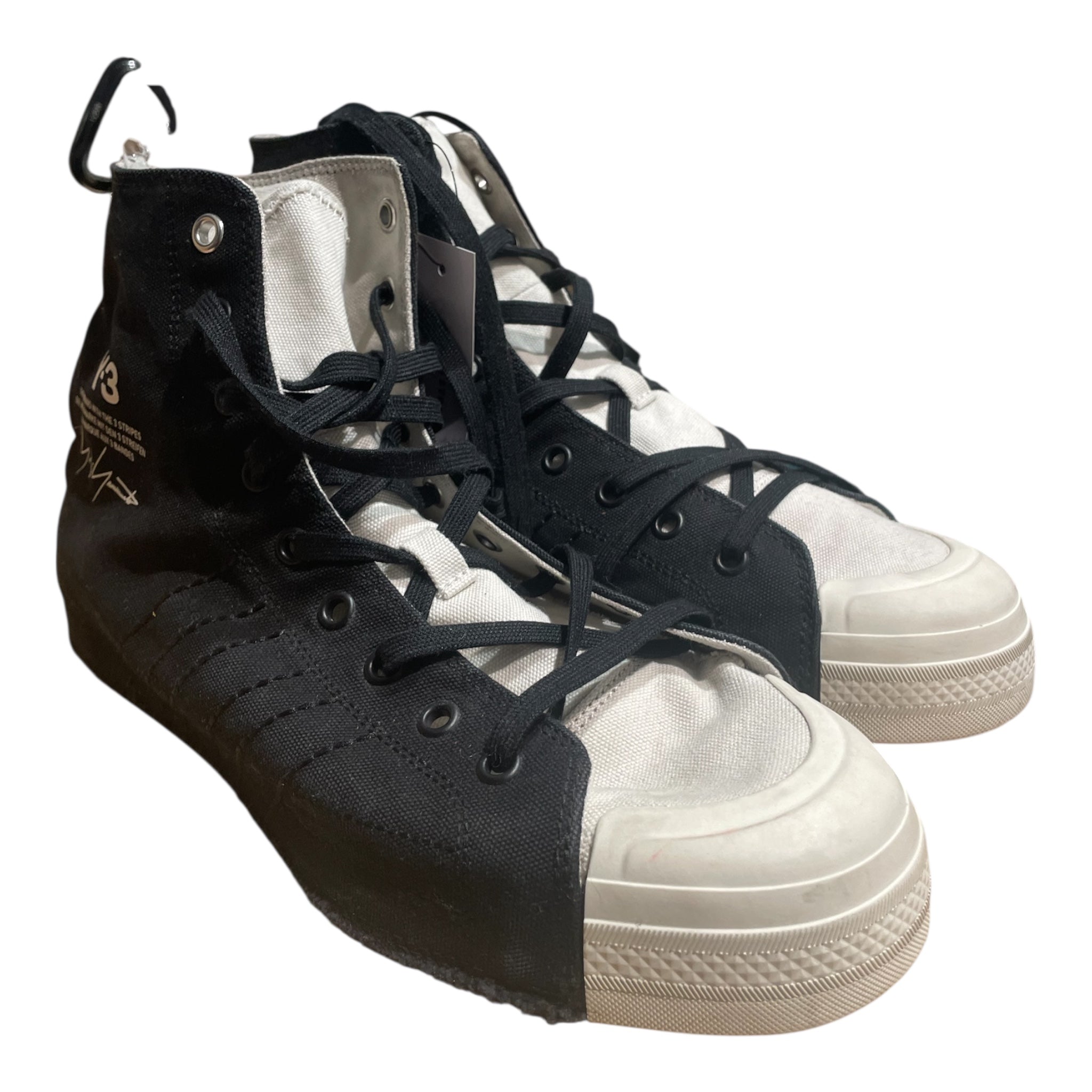 Y-3/Hi-Sneakers/US 11.5/Denim/BLK/21t001 view 1