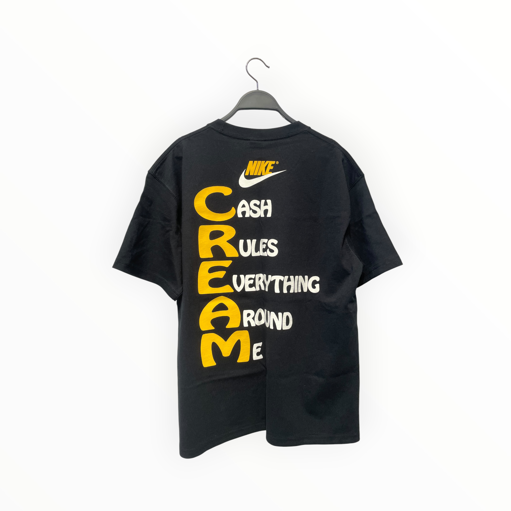 NIKE/T-Shirt/M/Cotton/BLK/WUTANG C.R.E.A.M TEE view 2