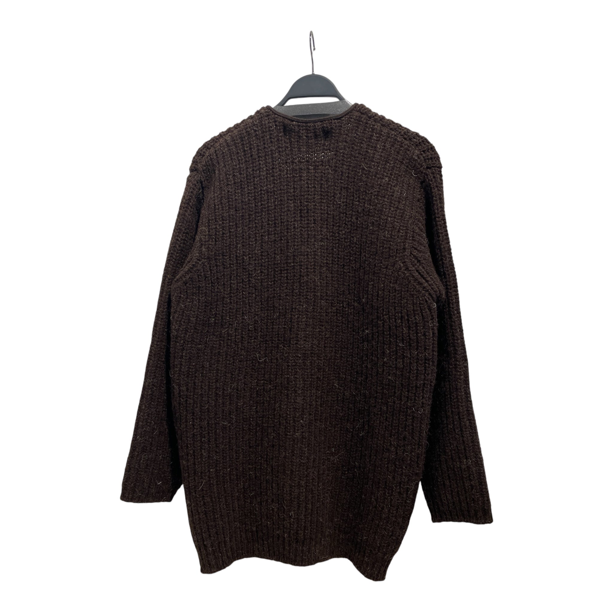 OUR LEGACY/Cardigan/46/Wool/BRW/KNITTED CARDIGAN view 2