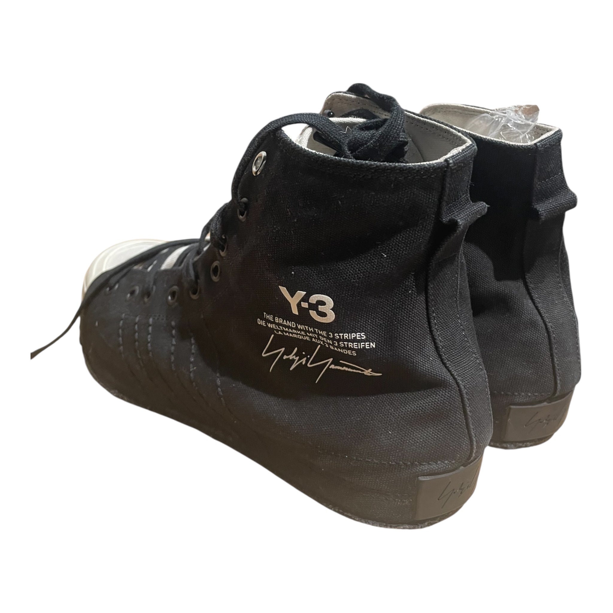 Y-3/Hi-Sneakers/US 11.5/Denim/BLK/21t001 view 2