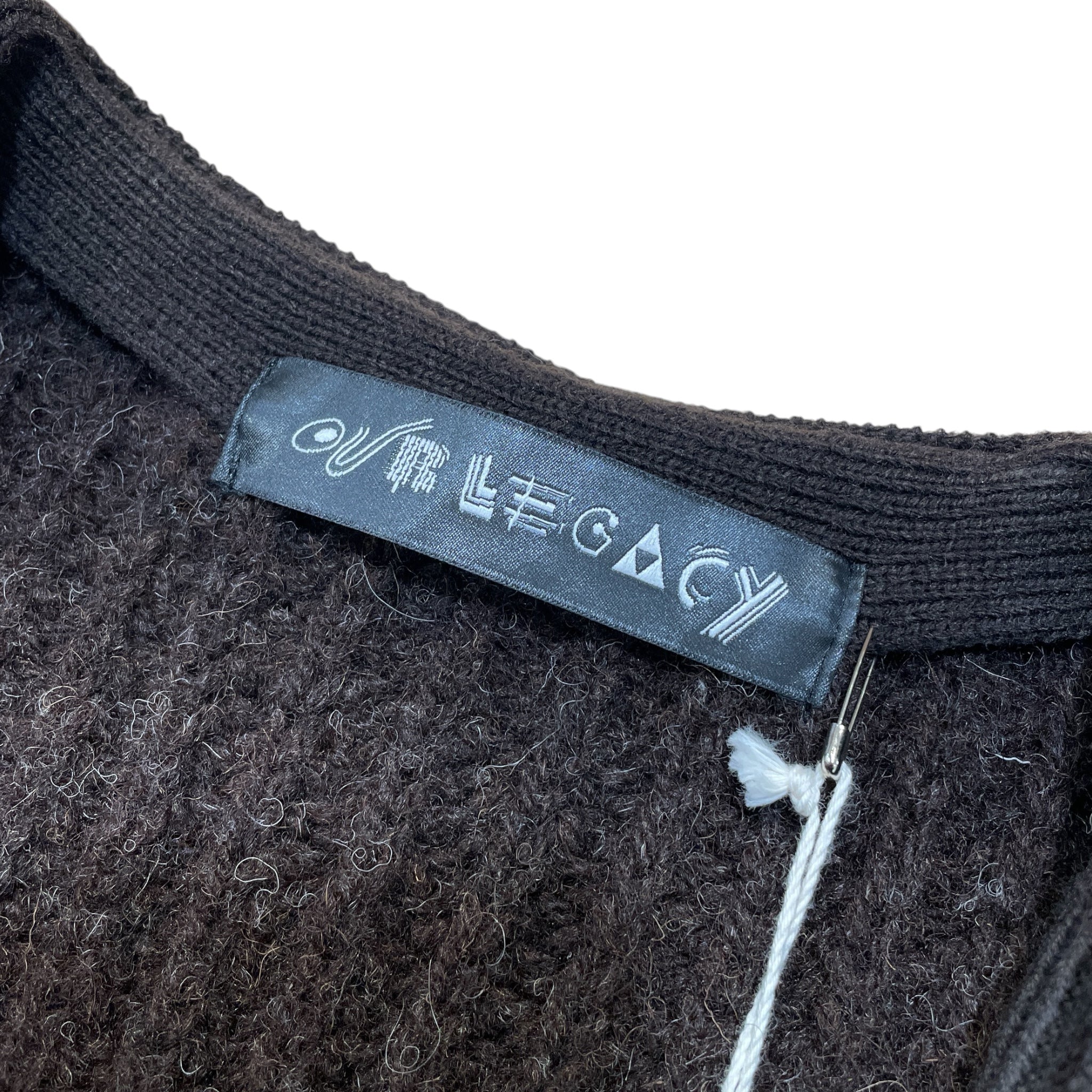 OUR LEGACY/Cardigan/46/Wool/BRW/KNITTED CARDIGAN view 3