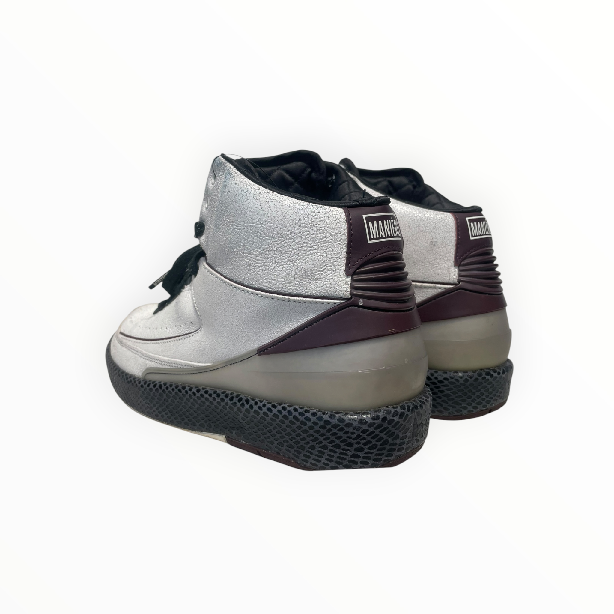 NIKE/A MA MANIERE X AIR JORDAN 2 RETRO SP/Hi-Sneakers/US 10/Leather/WHT/DO7216-100 view 2