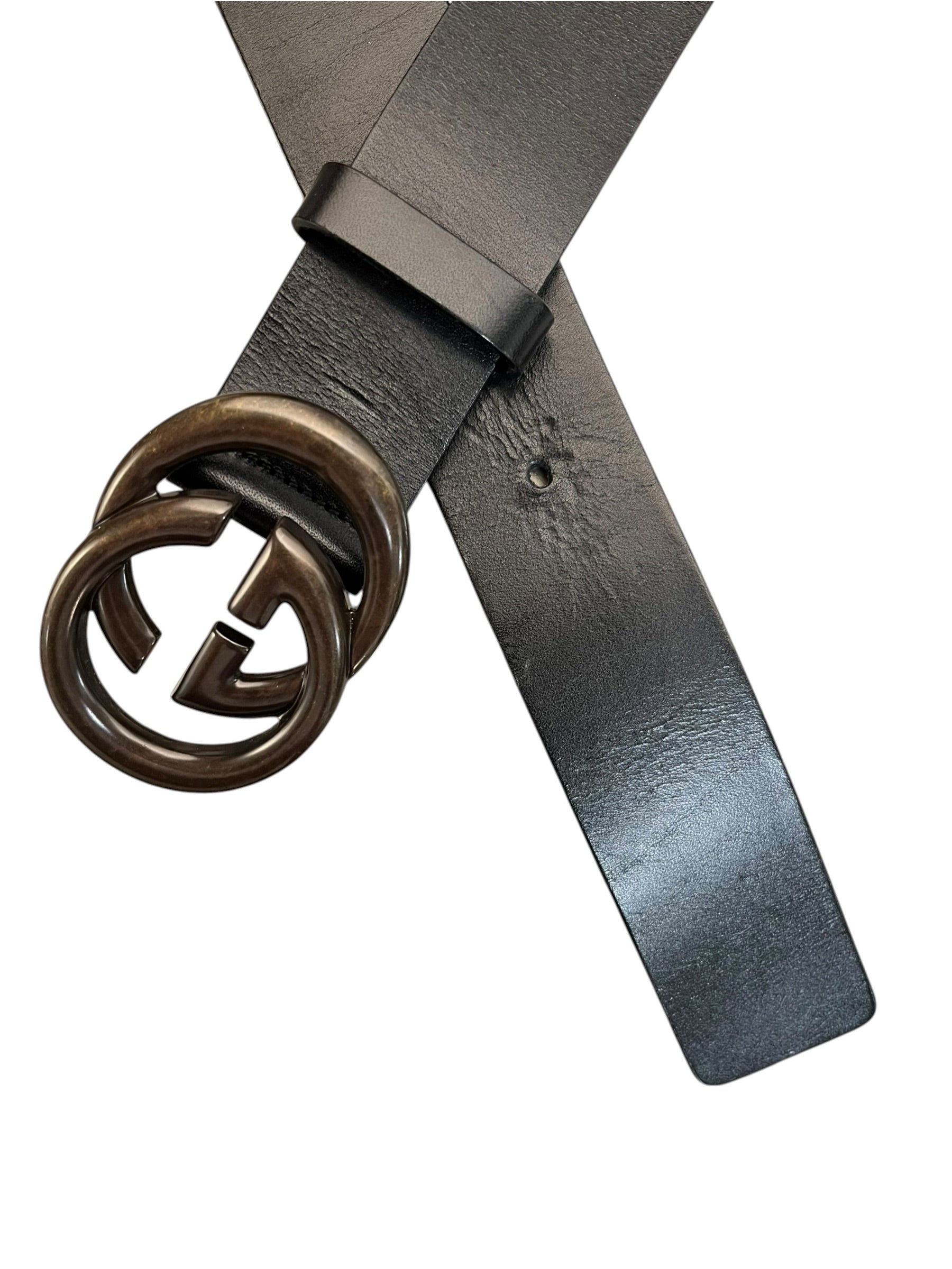 GUCCI/Belt/Leather/BLK/ view 2