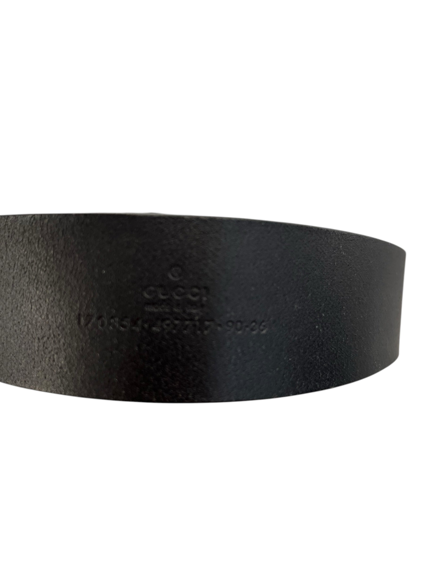 GUCCI/Belt/Leather/BLK/ view 3