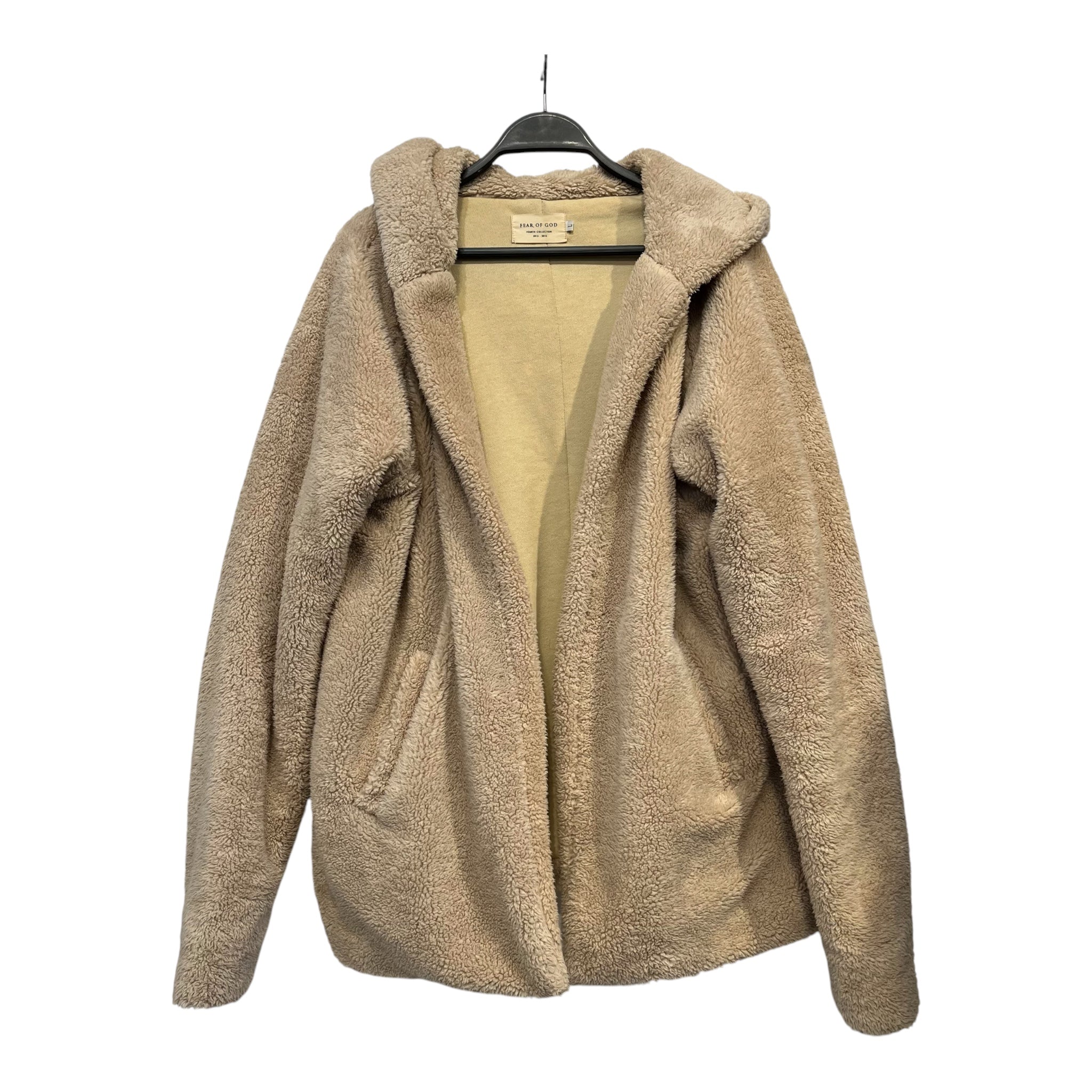 FEAR OF GOD/Fleece Jkt/L/BEG/FOURTH COLLECTION LAMB FLEECE view 1
