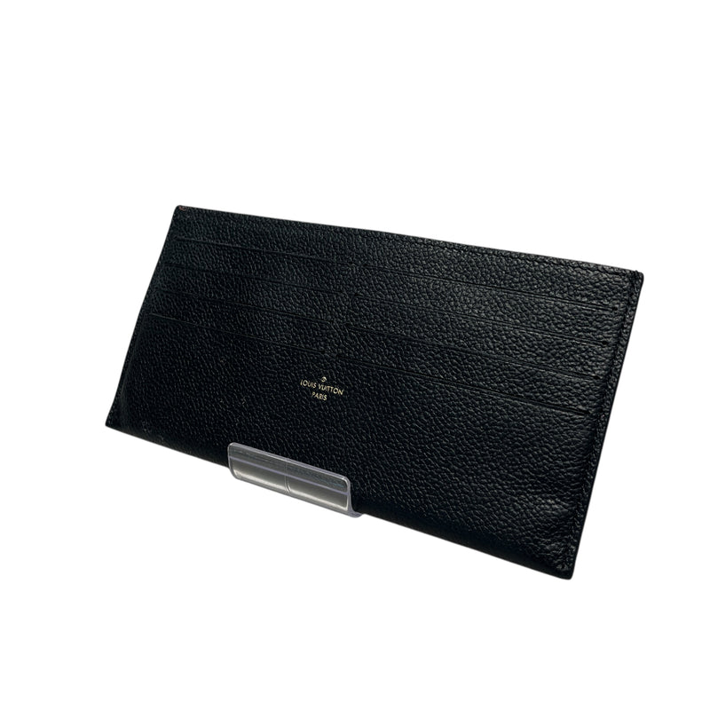 LOUIS VUITTON/Wallet/Leather/BLK/LV Pochette Felicie Card Holde