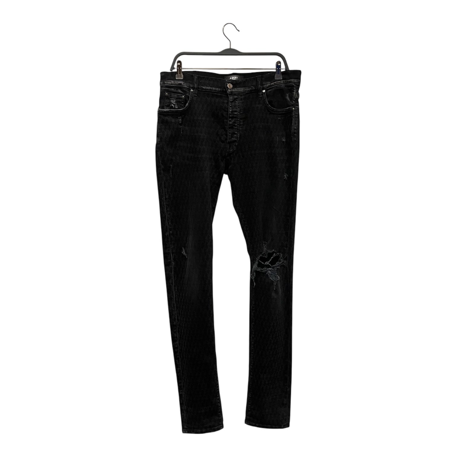AMIRI/Skinny Pants/34/Cotton/BLK/PLAYBOY view 1