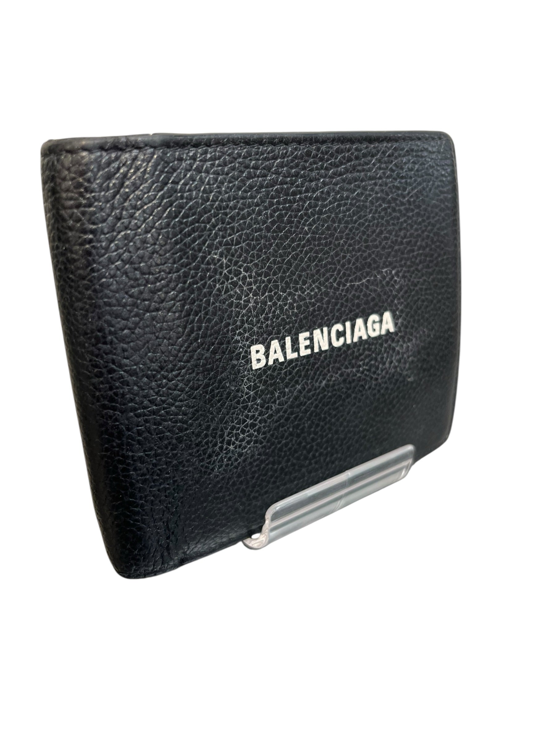 BALENCIAGA/Bifold Wallet/Leather/BLK/M's/ view 3