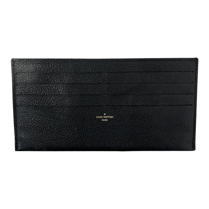 LOUIS VUITTON/Wallet/Leather/BLK/LV Pochette Felicie Card Holde