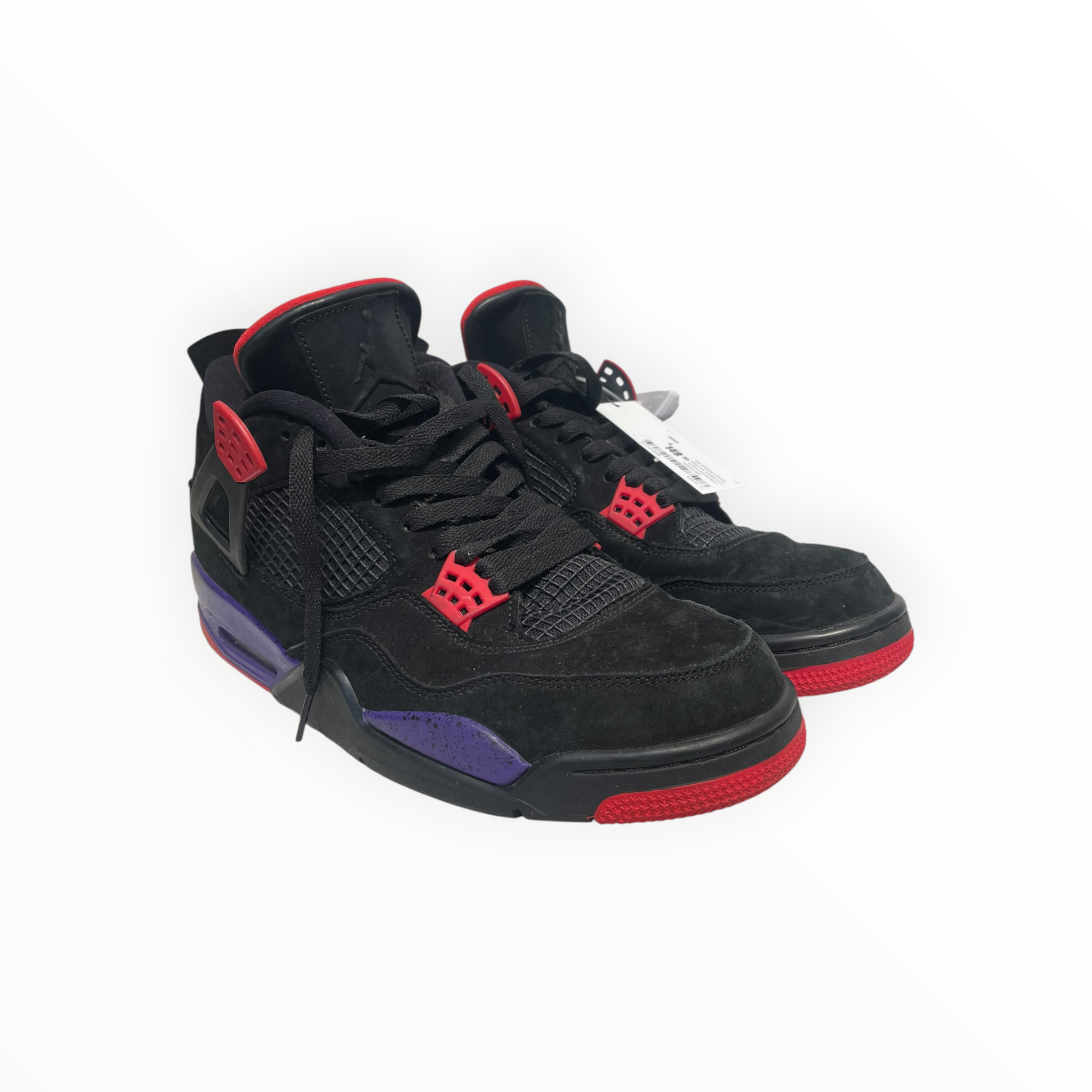 NIKE/AIR JORDAN 4 RETRO NRG/Low-Sneakers/US 12/Suede/BLK/AQ3816-065 view 1