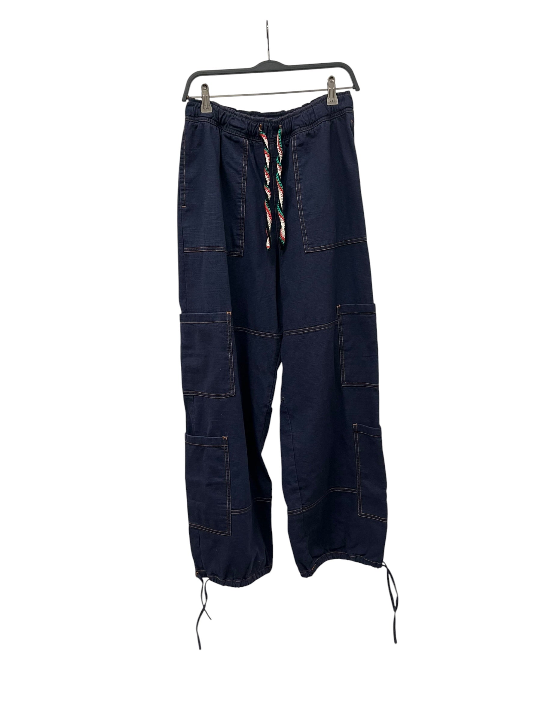 WALES BONNER/Cargo Pants/4/Cotton/NVY/CARGO PANTS view 1