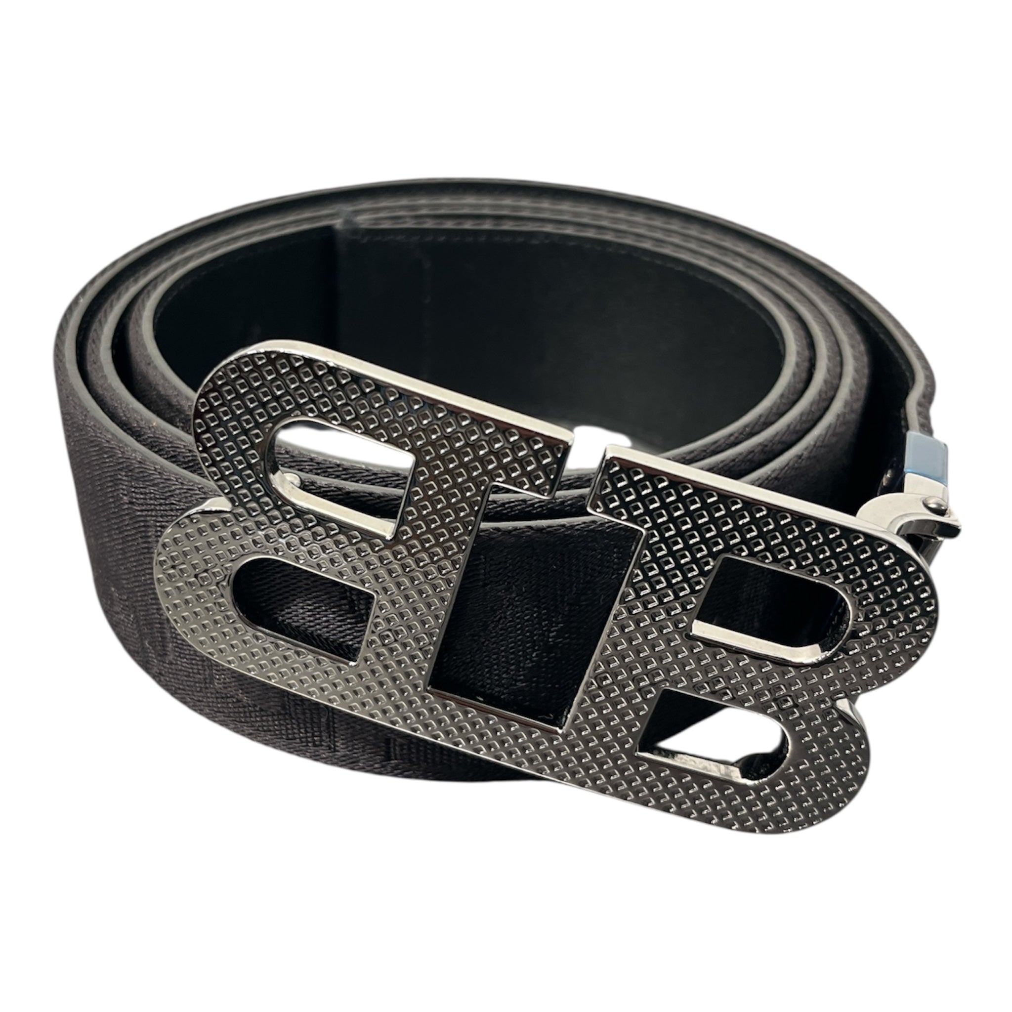 BALLY/Belt/Cotton/BLK/BB Buckle view 1