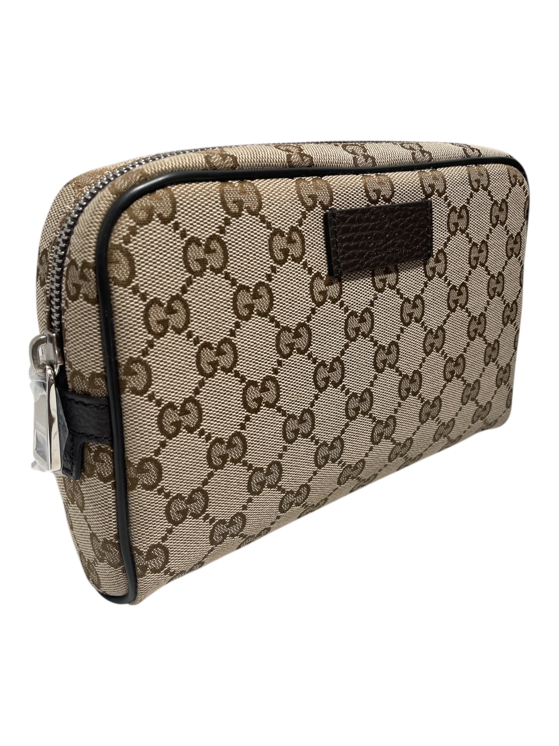 GUCCI/Fanny Pack/Monogram/KHK/Supreme Canvas GG Belt Bag view 1