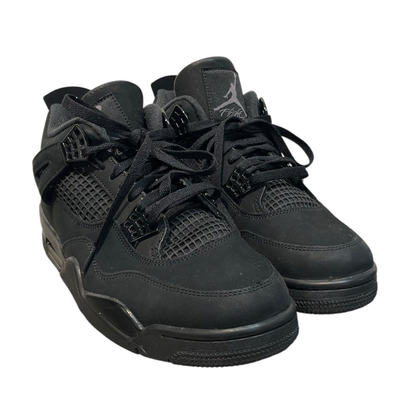 NIKE/AIR JORDAN 4/Hi-Sneakers/US 10/Suede/BLK/FV5029-010 view 1
