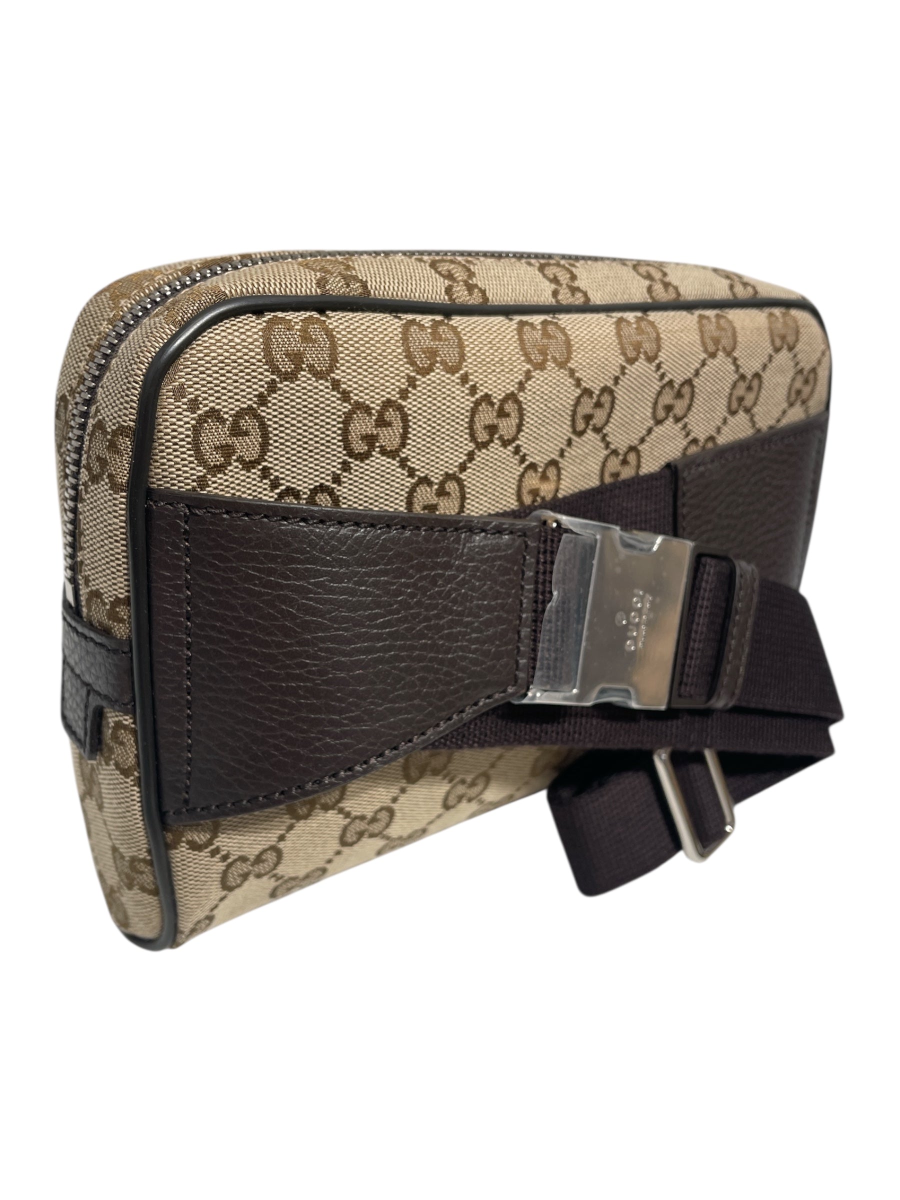 GUCCI/Fanny Pack/Monogram/KHK/Supreme Canvas GG Belt Bag view 2