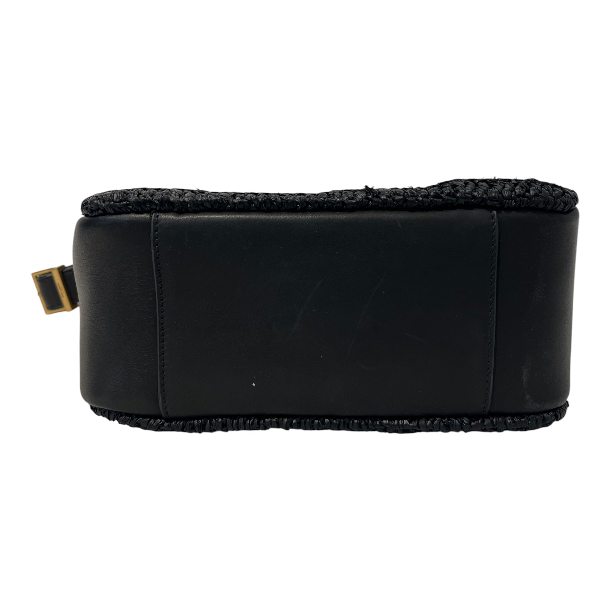 SAINT LAURENT/Hand Bag/Leather/BLK/PMR832 LE 5 A 7 RAFFIA HOBO view 6