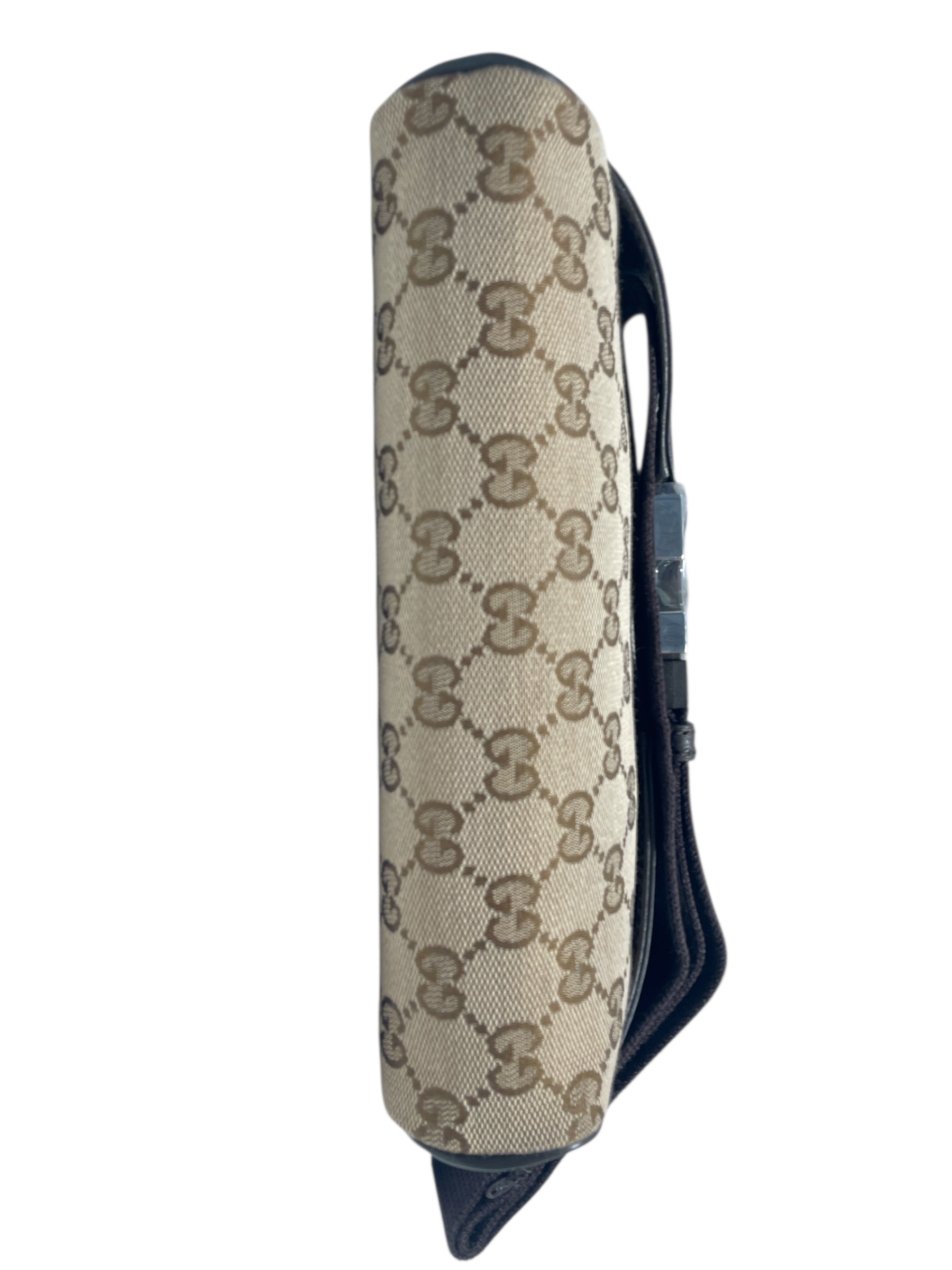 GUCCI/Fanny Pack/Monogram/KHK/Supreme Canvas GG Belt Bag view 3
