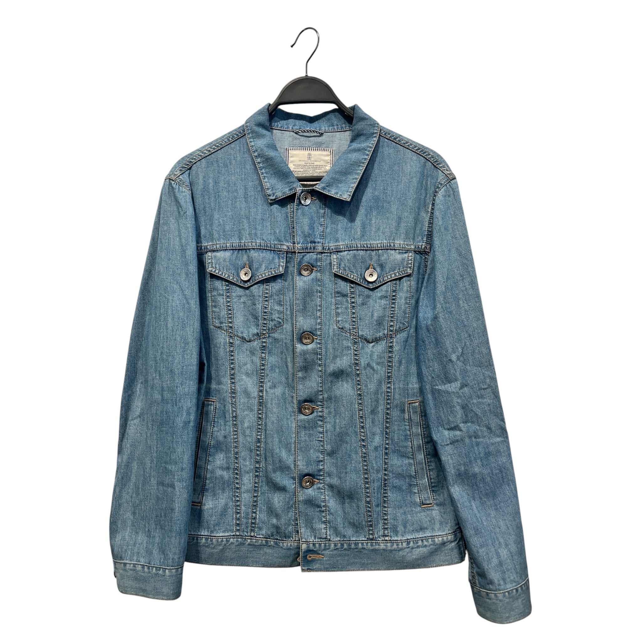 BRUNELLO CUCINELLI/Denim Jkt/48/Cotton/BLU/ view 1