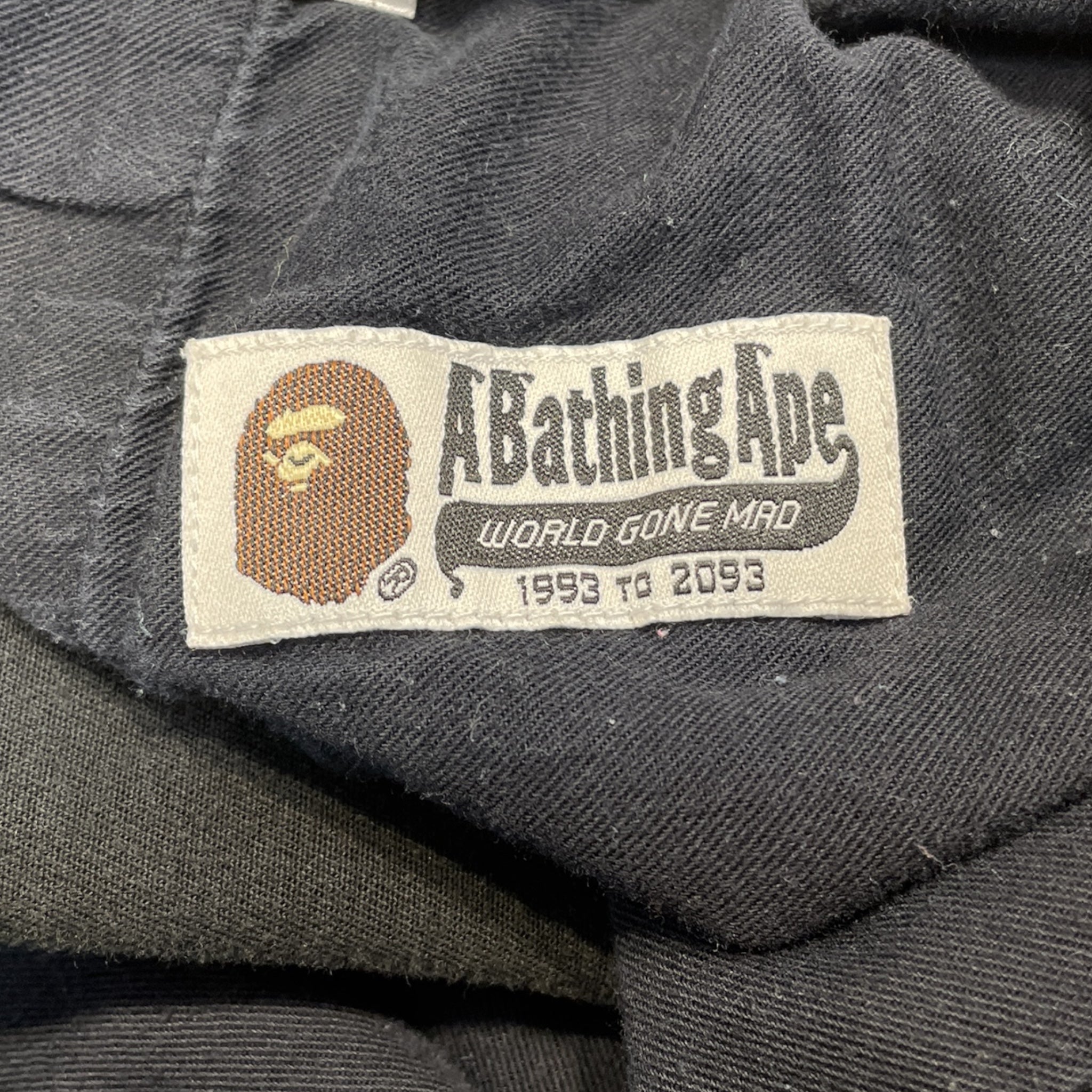 A BATHING APE/Straight Pants/XL/Cotton/BLK/ view 3