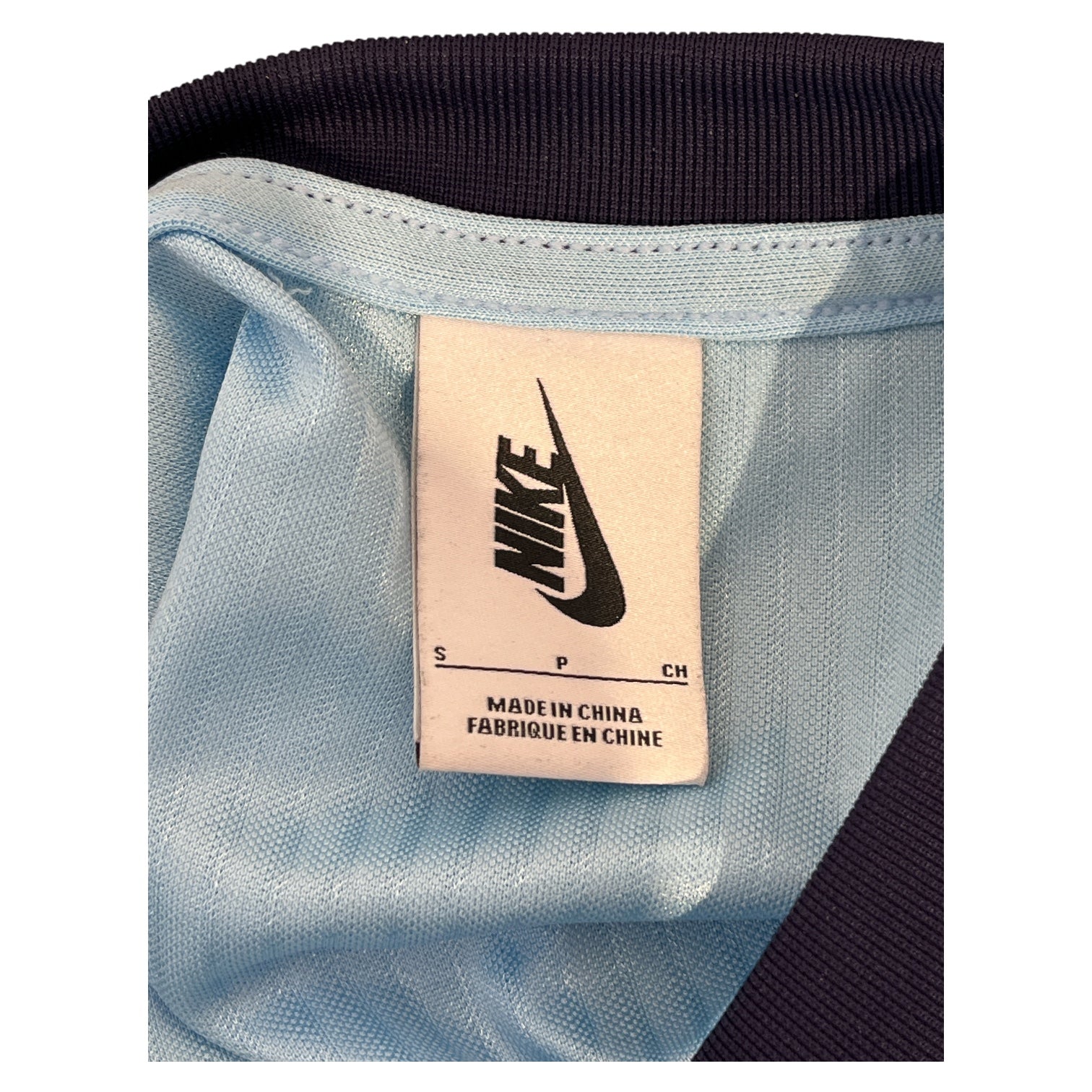 MARTINE ROSE/NIKE/T-Shirt/S/Nylon/BLU/LIGHTBLUE JERSEY view 3