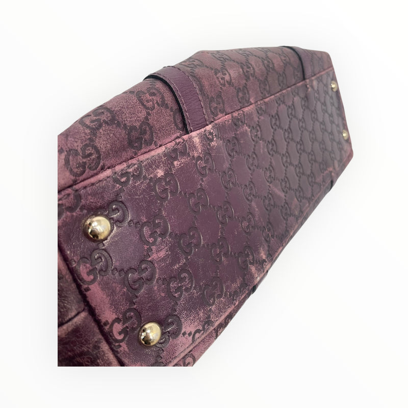 GUCCI/Hand Bag/Monogram/Leather/PPL/257302 204991