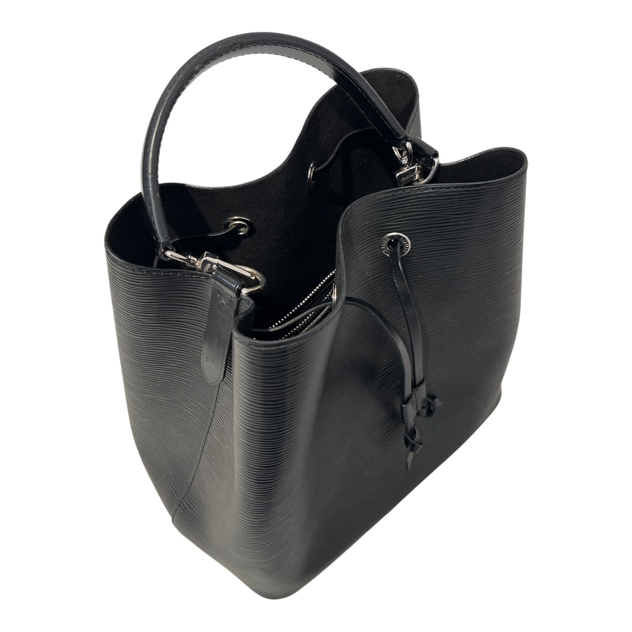 LOUIS VUITTON/Hand Bag/Leather/BLK/NEONOE EPI LEATHER view 3